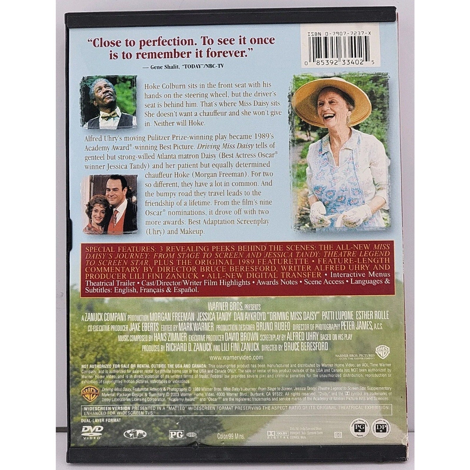 Driving Miss Daisy (DVD, 1989)