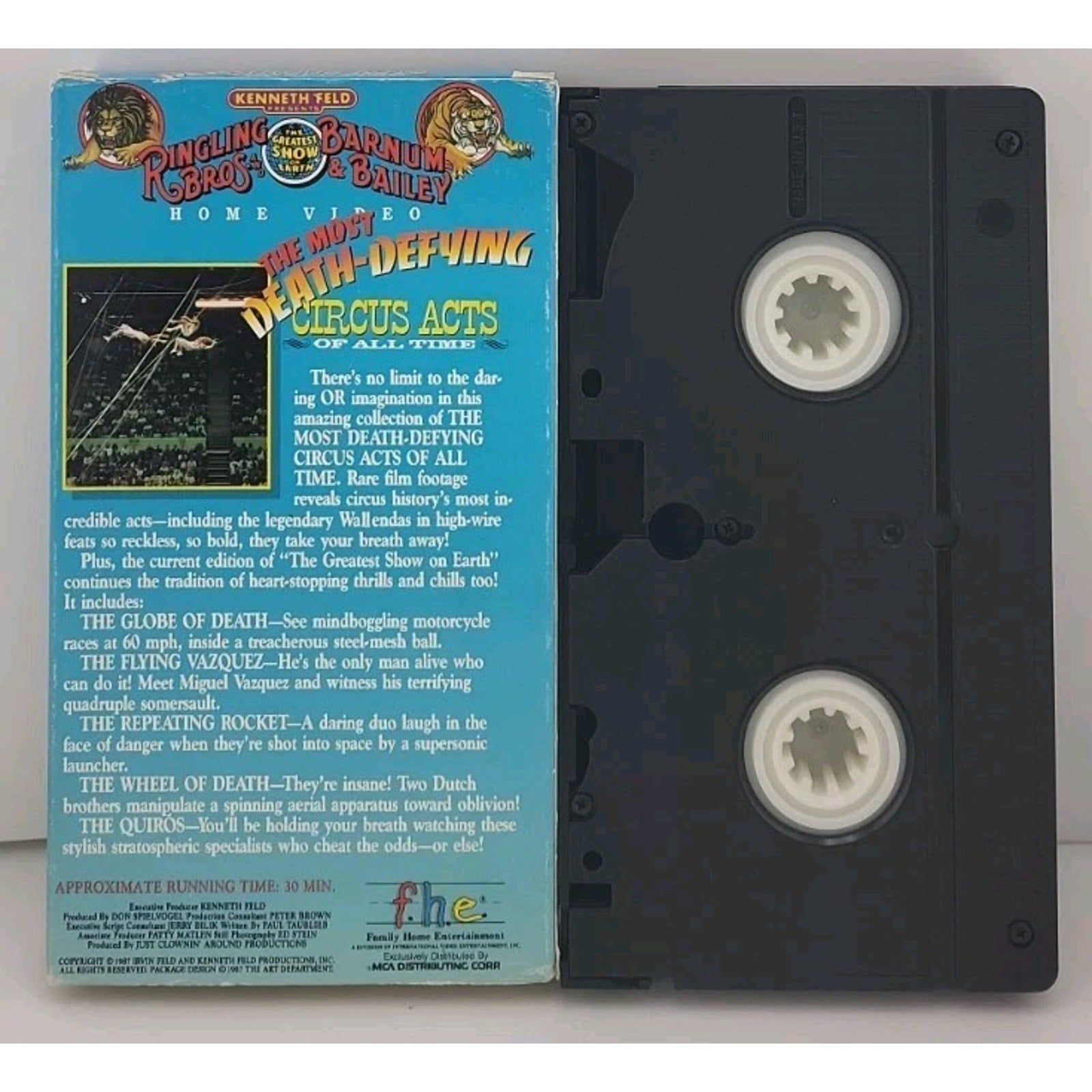 The Most Death-Defying Circus Acts Of All Time (VHS, 1987)