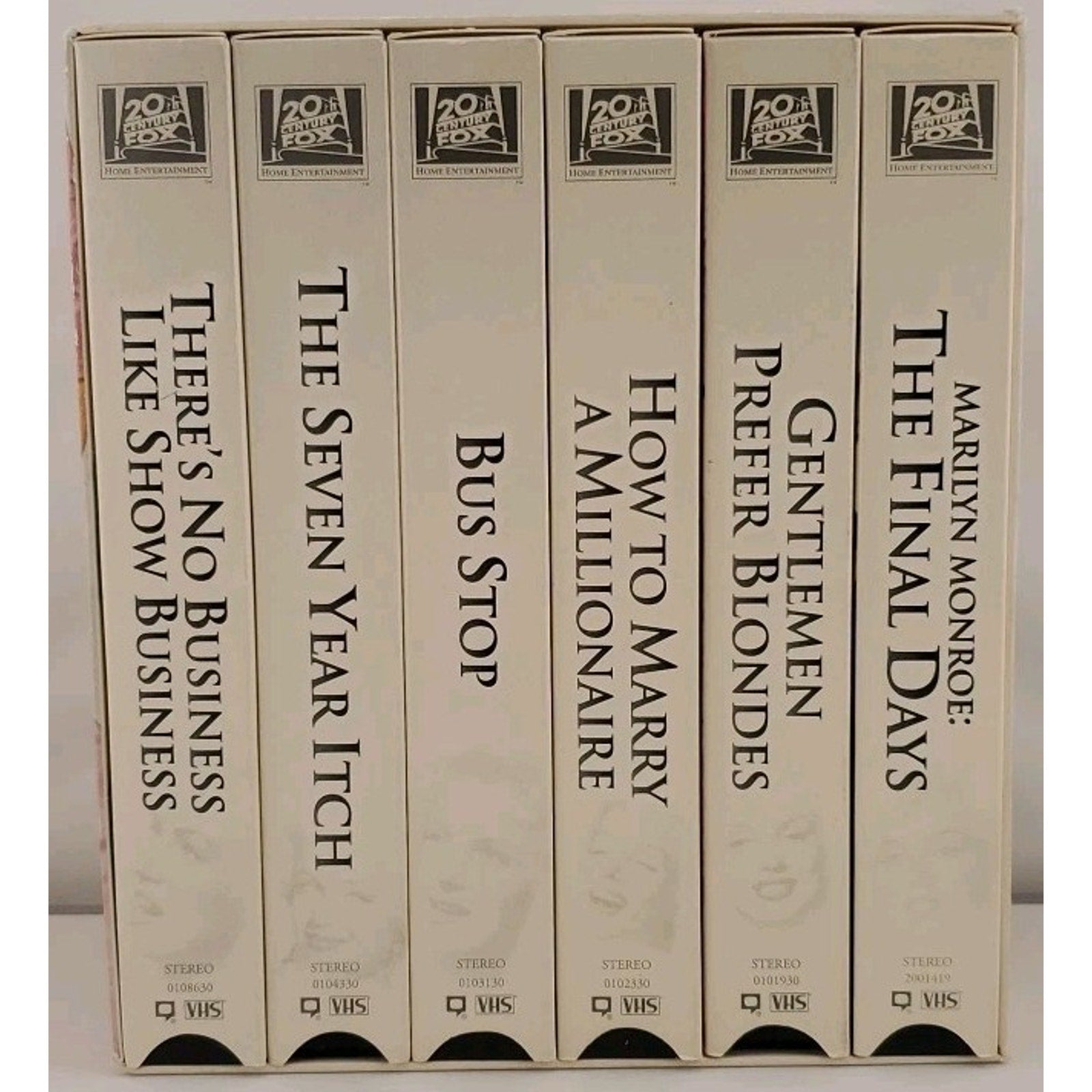 Marilyn Monroe: The Diamond Collection Volume 1 (VHS, 2001, 6-Tape Set)
