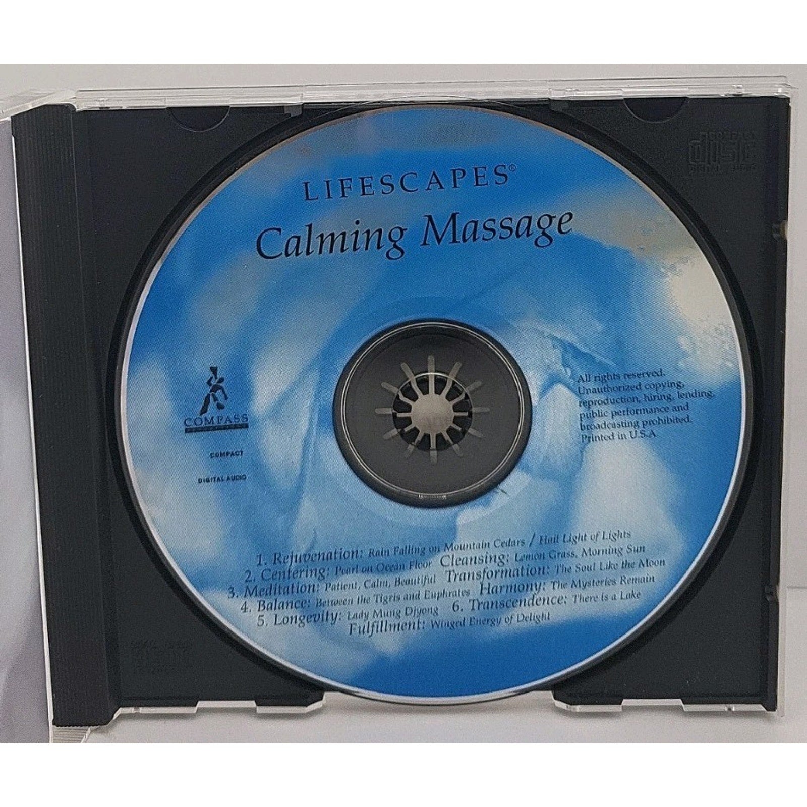 Lifescapes: Calming Massage [Audio CD] 60 Minutes Of Music