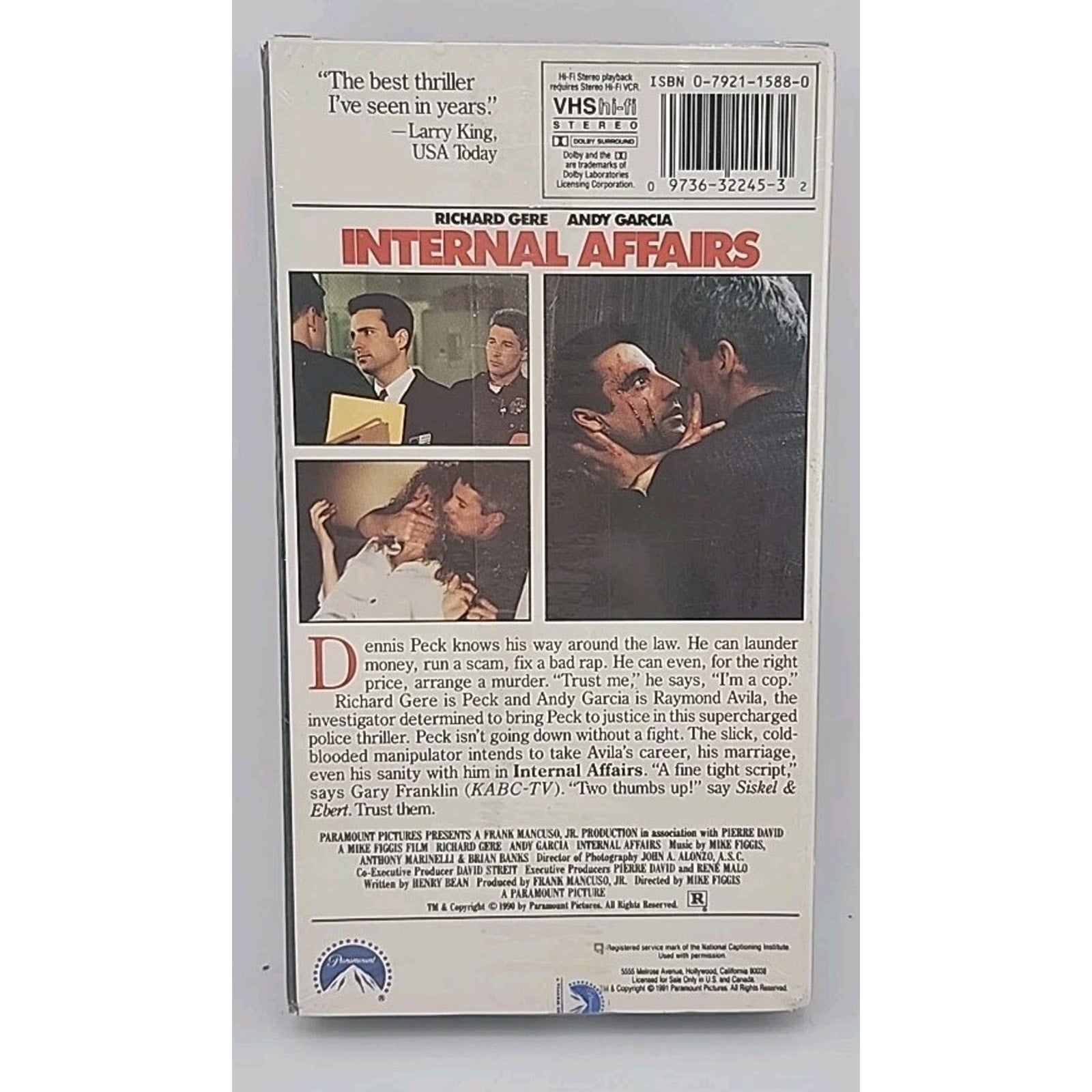 Internal Affairs (VHS, 1997) *Brand New*