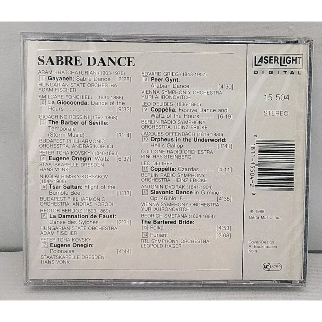 Sabre Dance/Temporale/Etc by Grieg / Dvorak / Rossini / Delibes (CD) *Brand New*