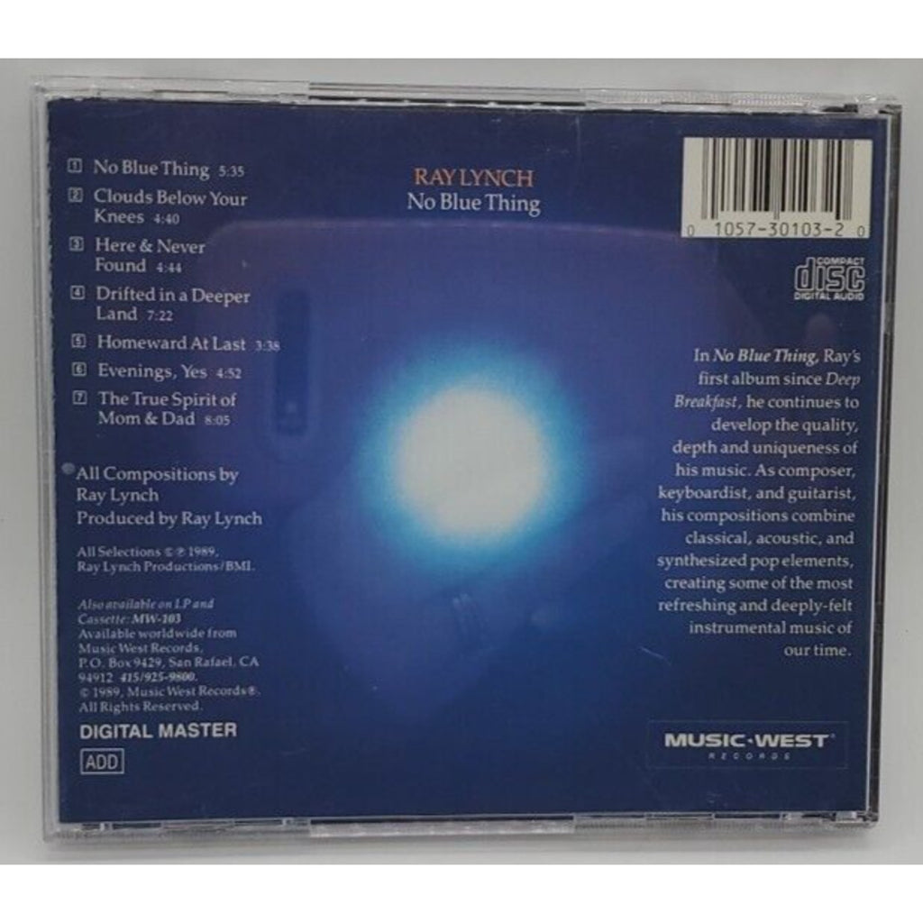 No Blue Thing by Ray Lynch (CD, 1989, Music West Records)