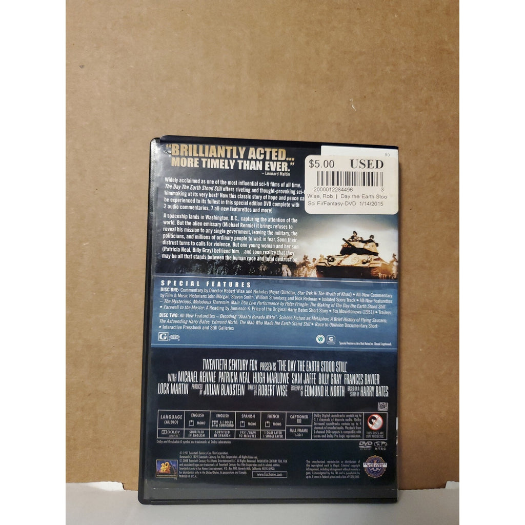 The Day the Earth Stood Still (DVD, 2008, 2-Disc Set, Checkpoint Sensormatic Pan