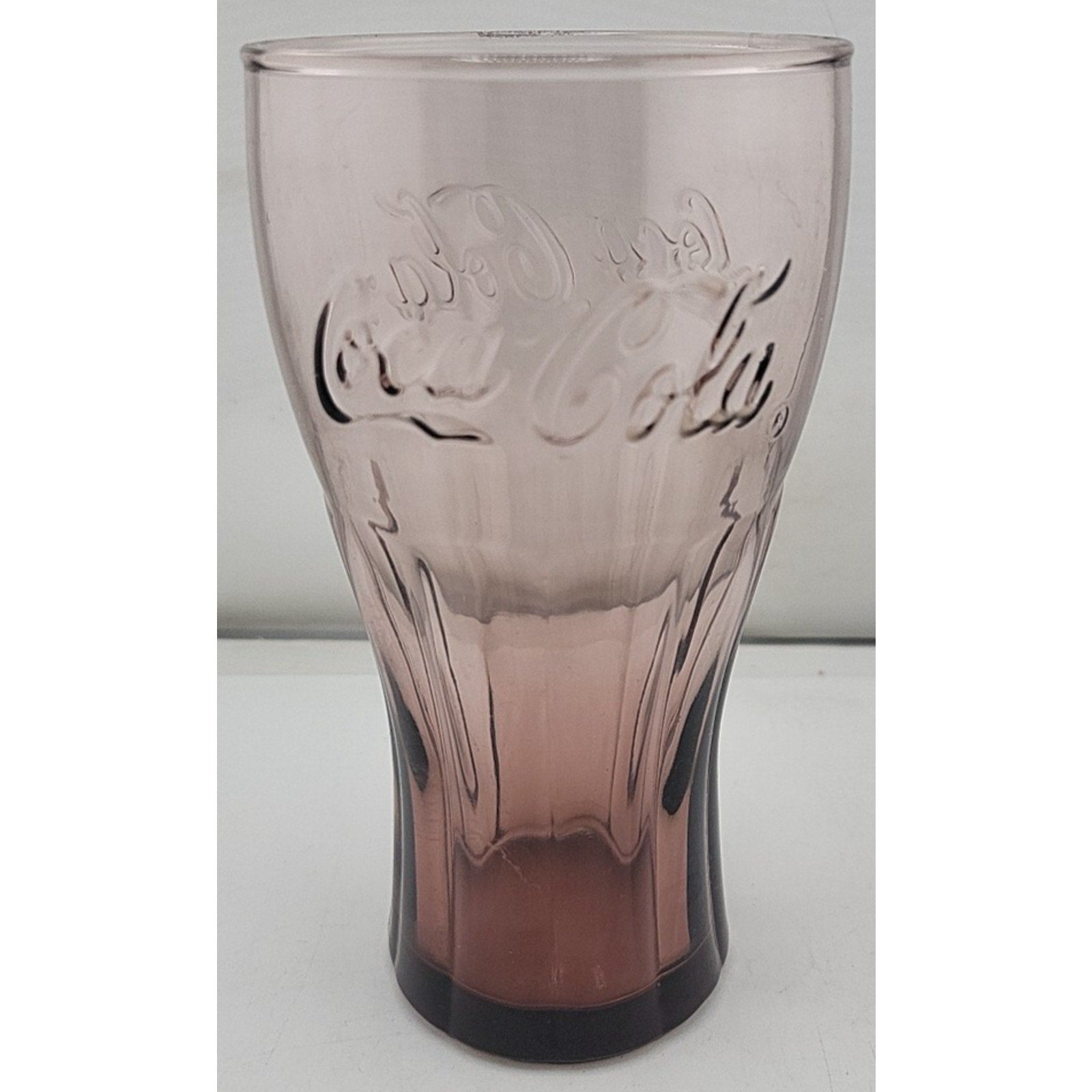 Mcdonalds Red Coca - Cola Glass Cup