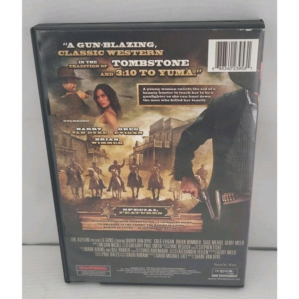 6 Guns Unrated Edition DVD