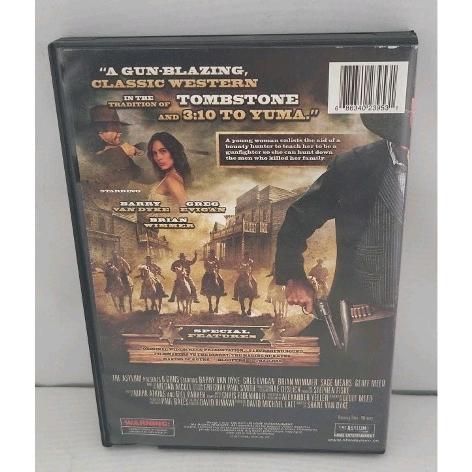 6 Guns Unrated Edition DVD