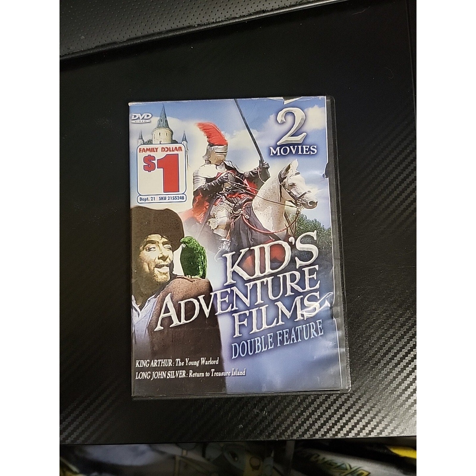 Kids Adventure Films Double Feature 2 Movies: King Arthur/Long John Silver (DVD)