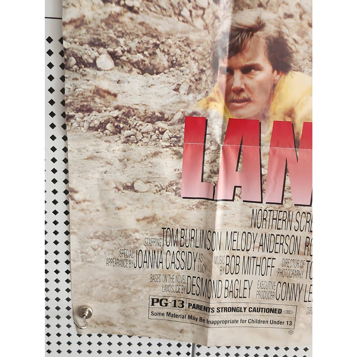 Landslide Original Movie Poster 1992 Anthony Edwards, Tom Burlinson 27x40 Folded