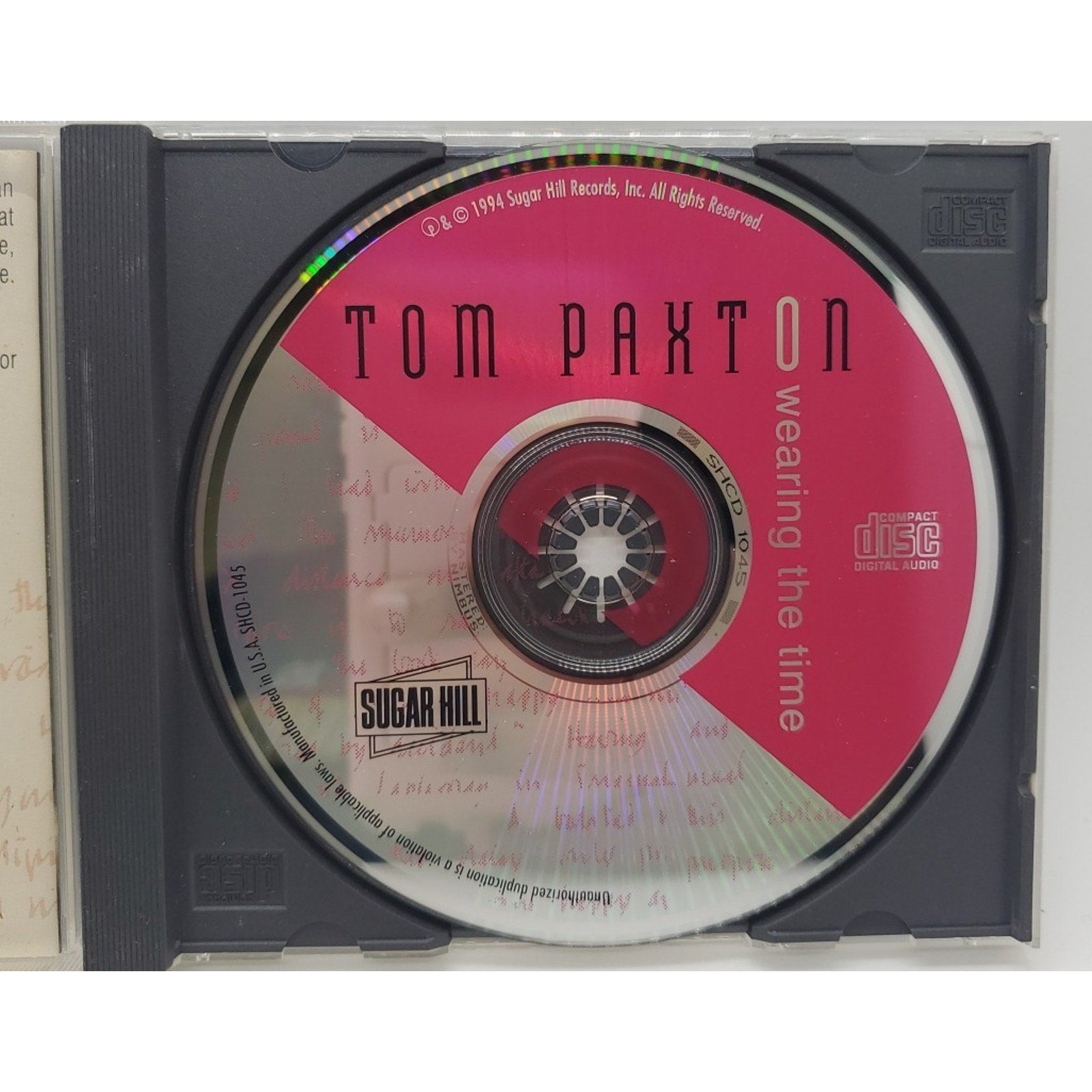Wearing the Time by Tom Paxton (CD, 1994)