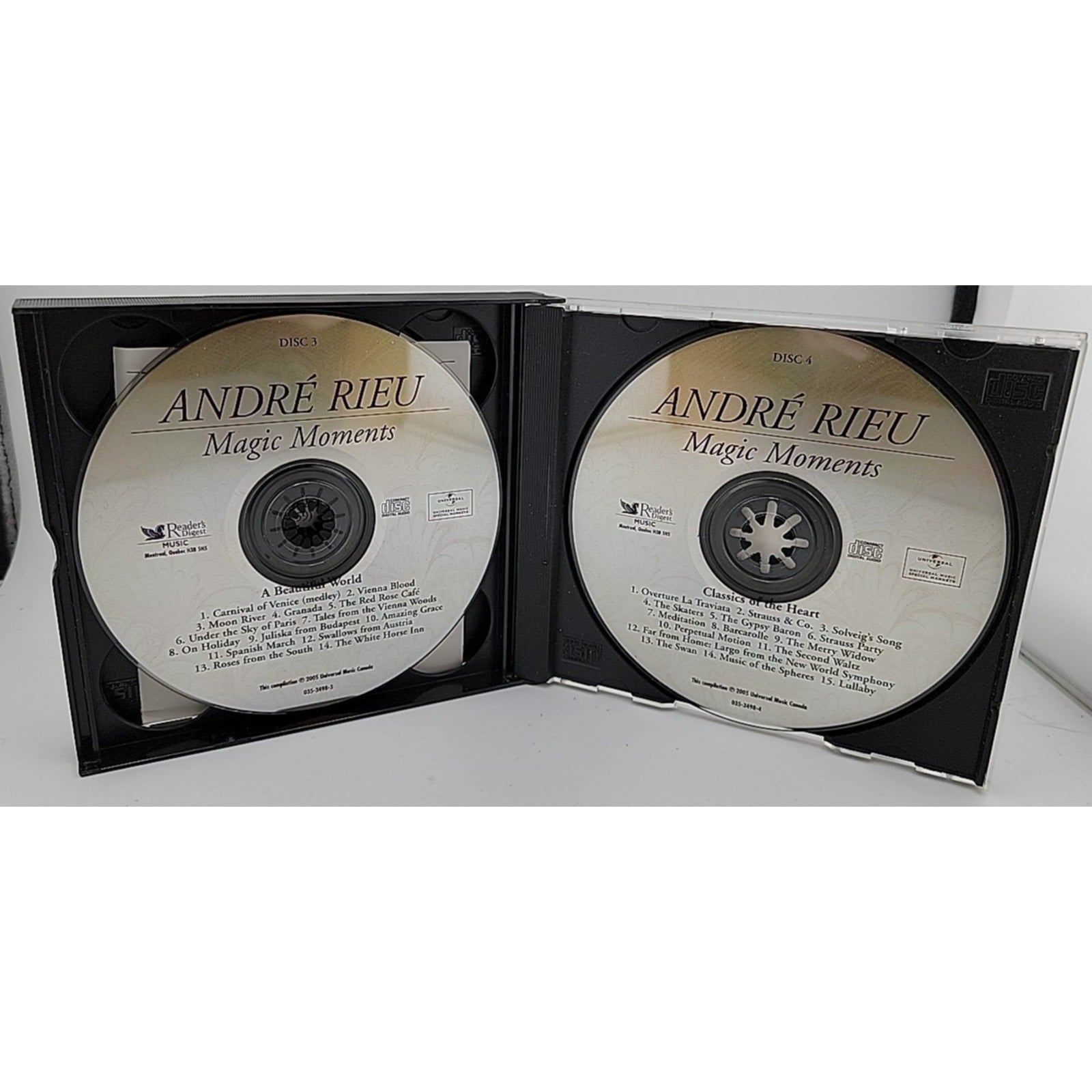 Reader's Digest Andre Rieu Magic Moments Cds