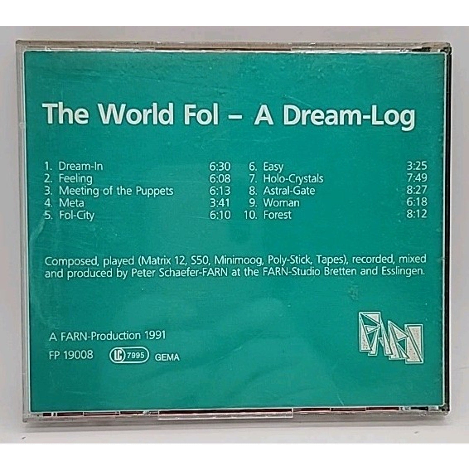 Peter Schaefer The World Fol The FARN-Project (CD)