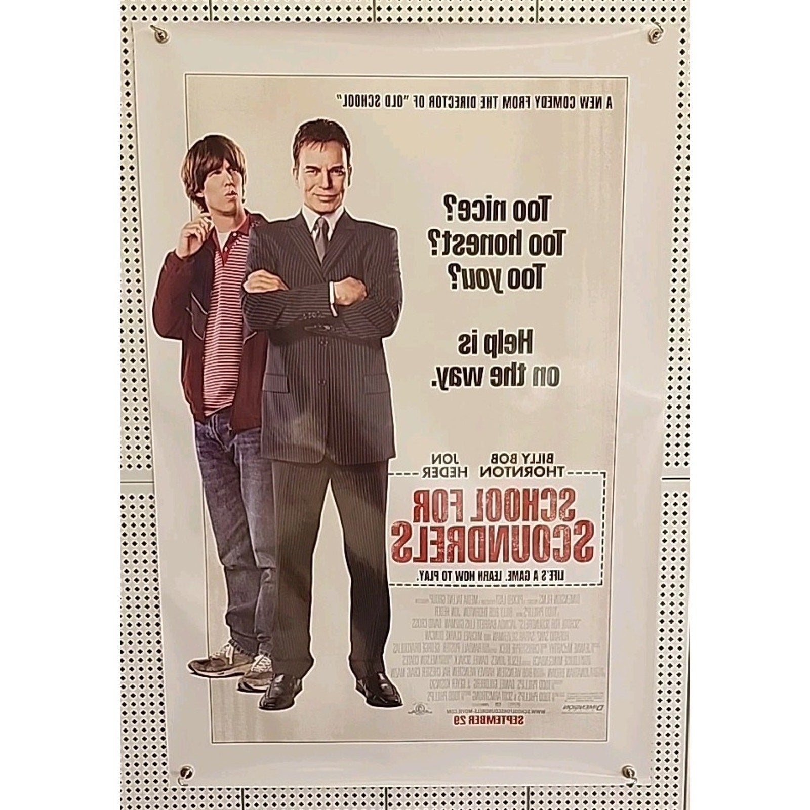 School For Scoundrels Original 27x40 D/S Movie Poster 2006