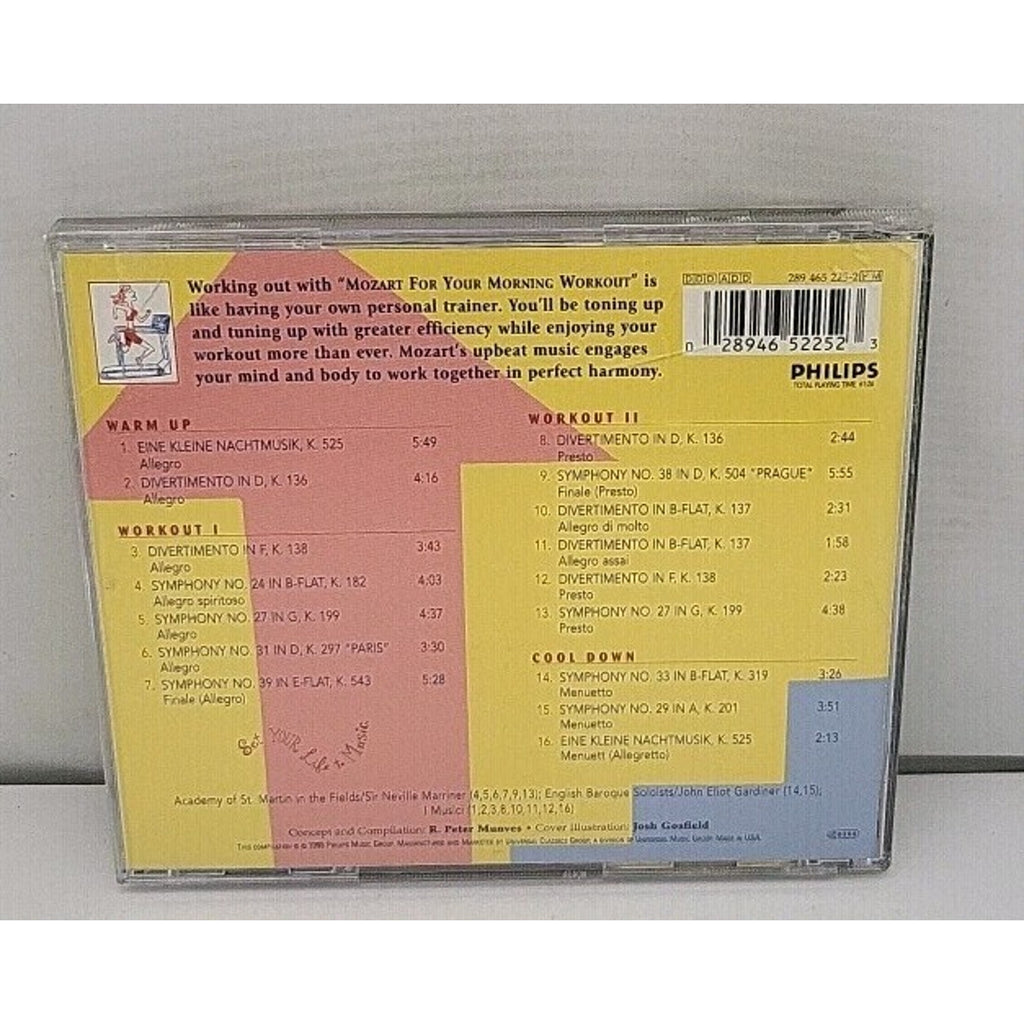 Mozart for Your Morning Workout by W.A. Mozart (CD, 1999)