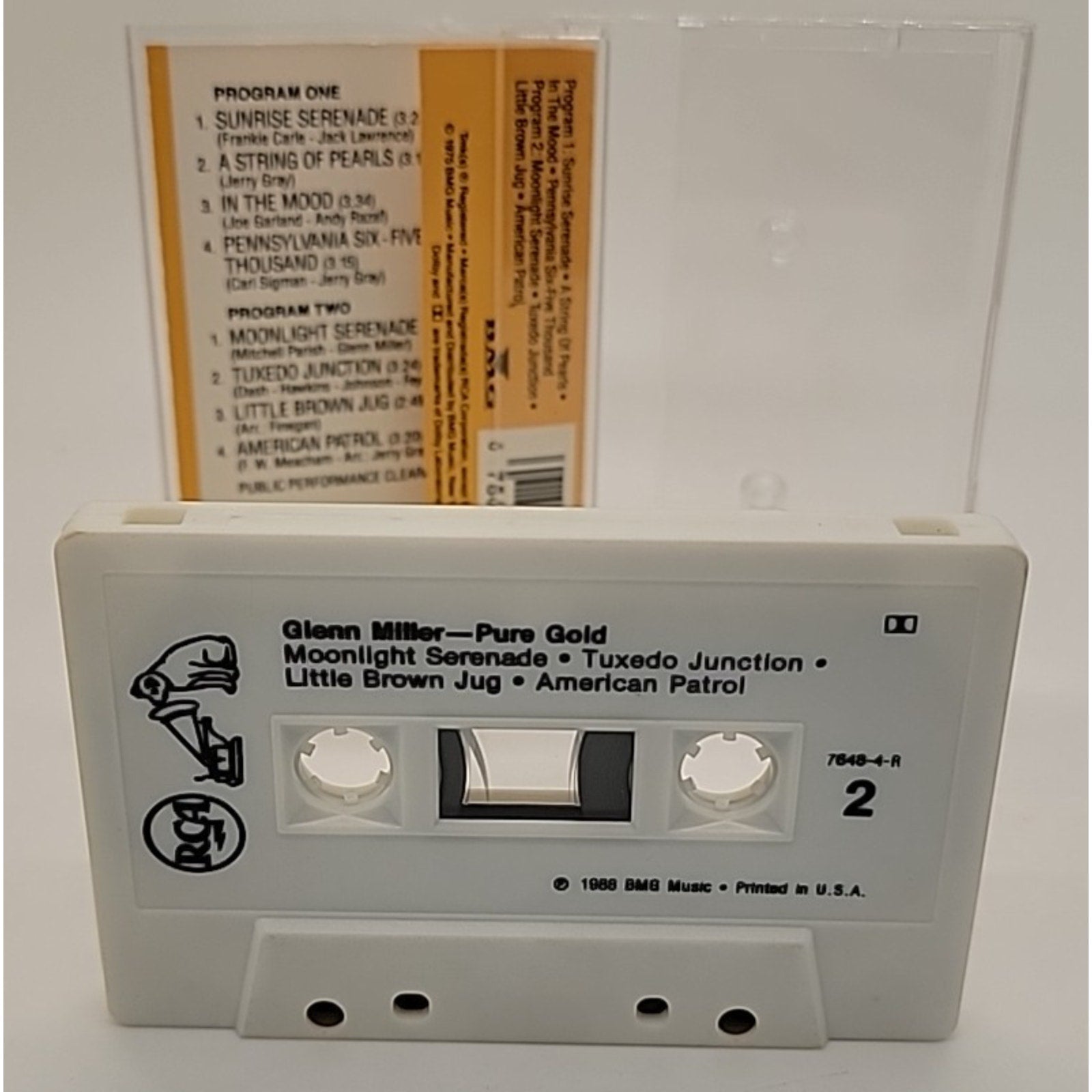Pure Gold by Glenn Miller (Cassette, Oct-1988, Bluebird RCA (USA))