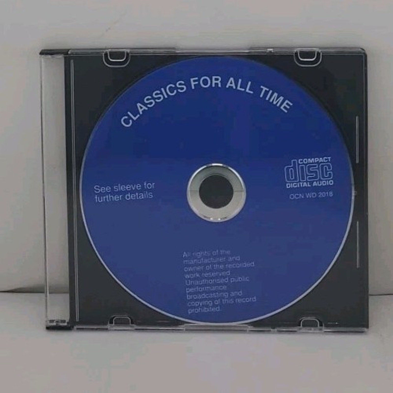 Classics For All Time (CD) *Disc Only*