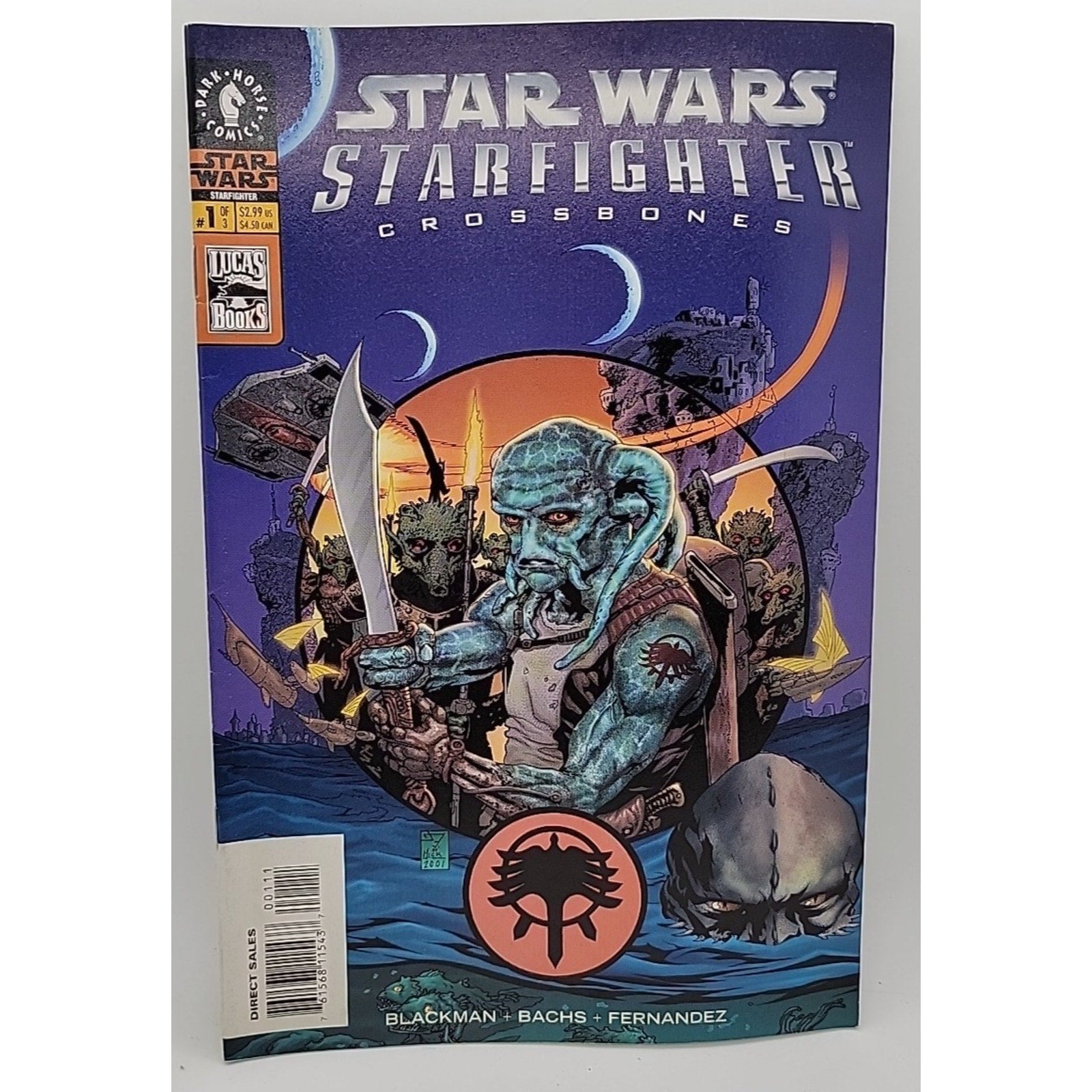 Star Wars: “Starfighter Crossbones” #1 By Blackman Bachs Nym Dark Horse 2002