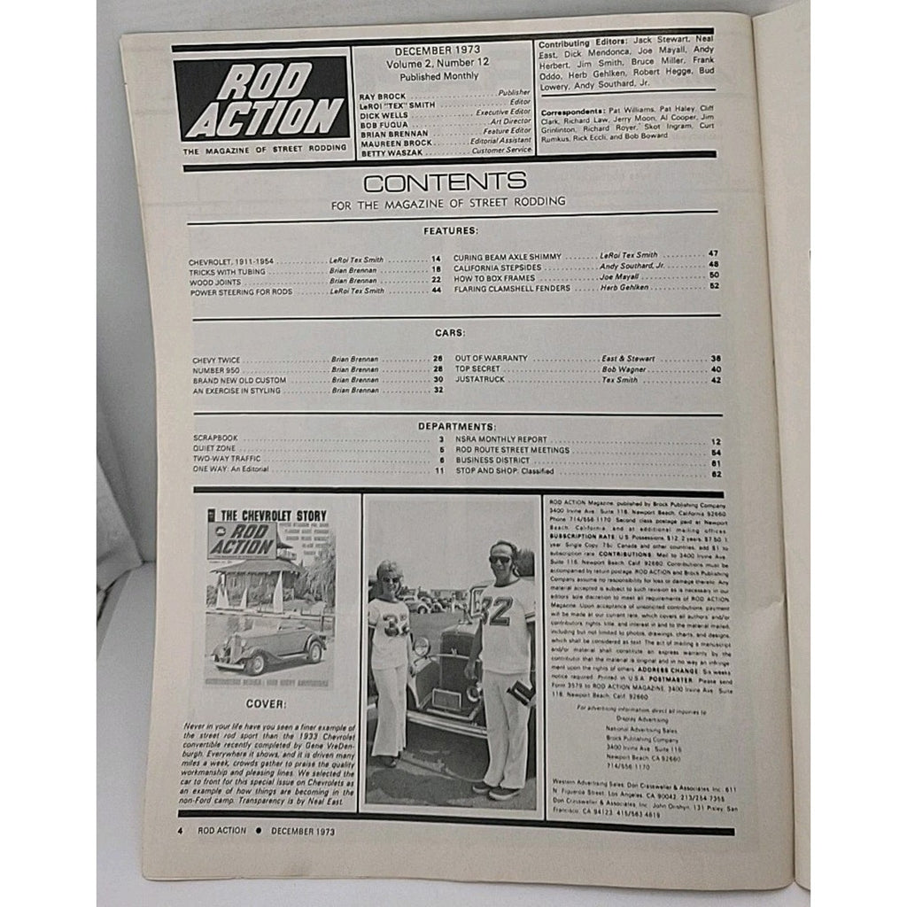 Rod Action Magazine - December 1973 - Volume 2 Number 12