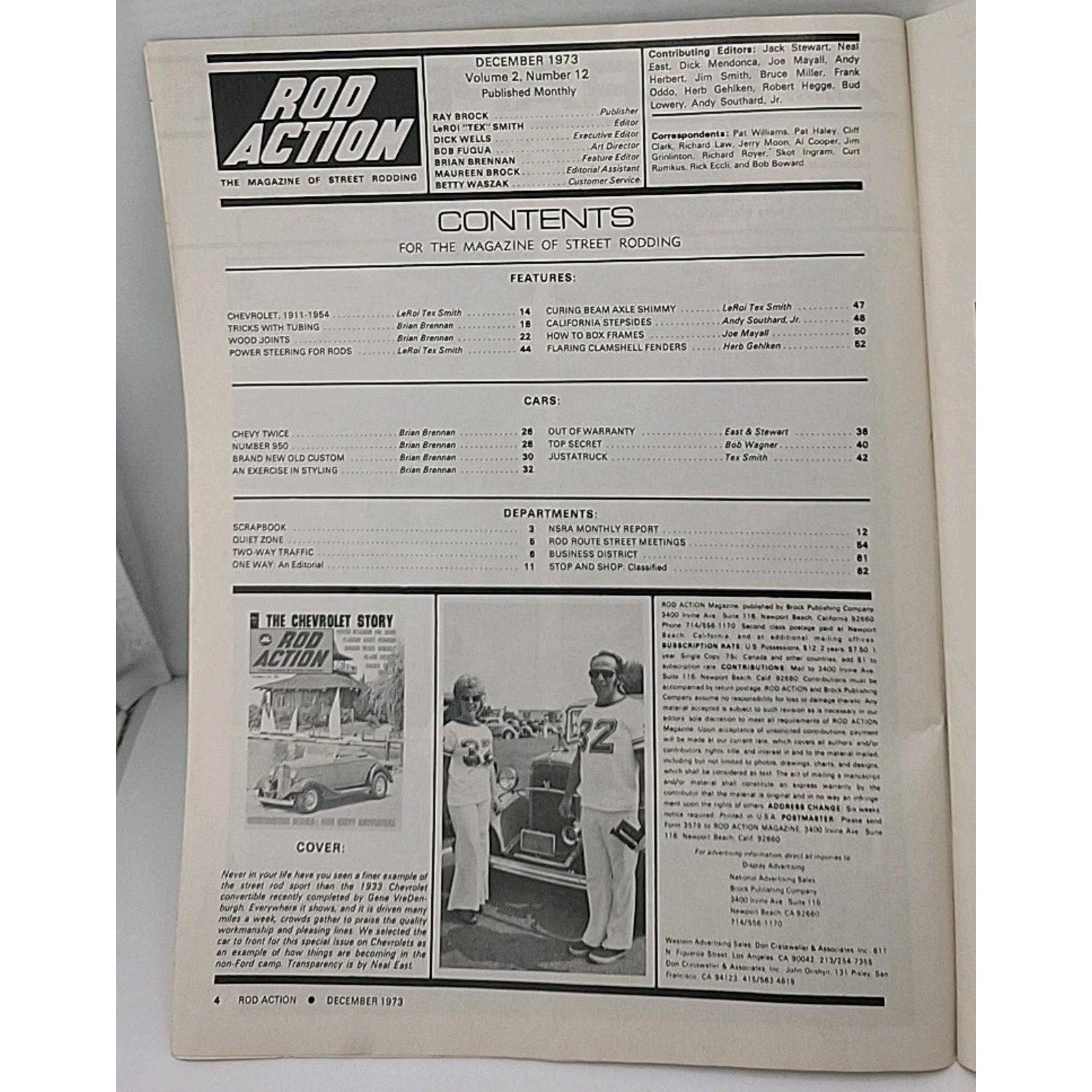 Rod Action Magazine - December 1973 - Volume 2 Number 12