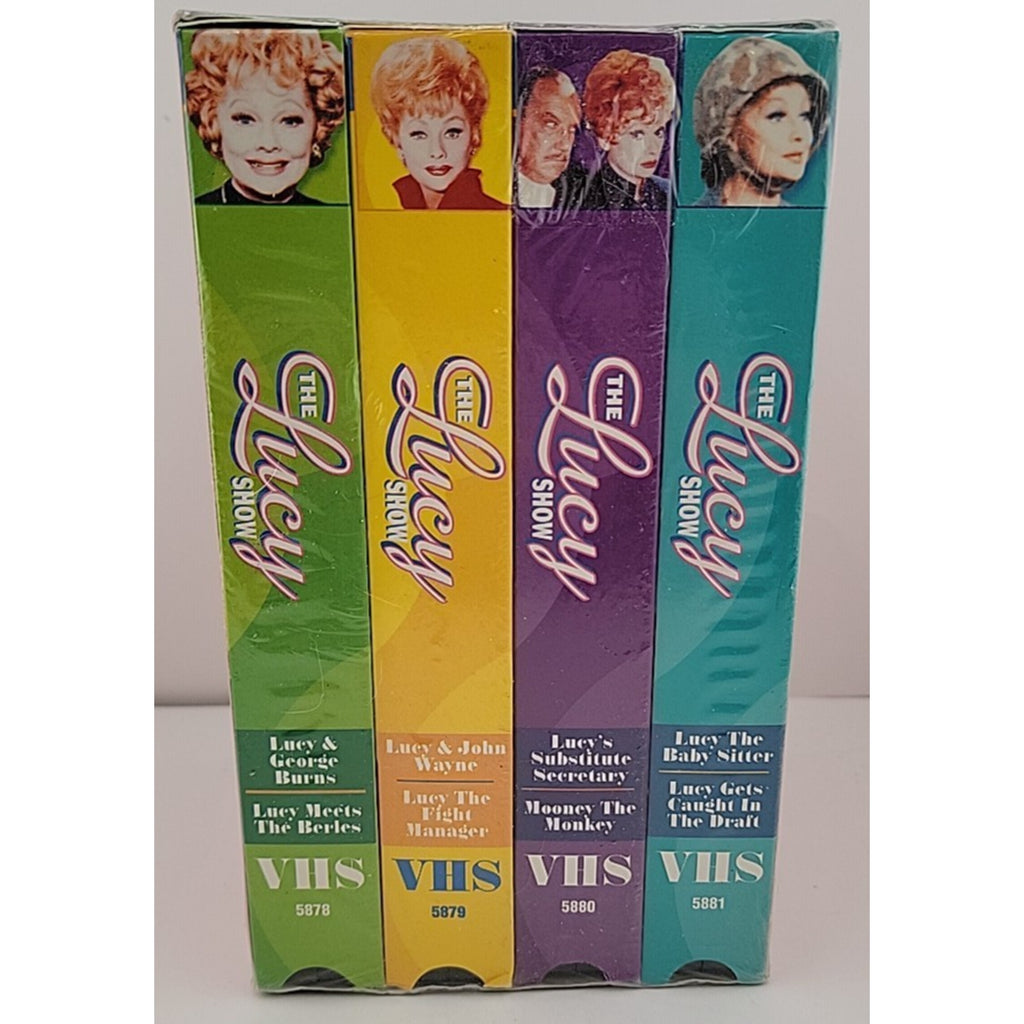 The Lucy Show 4 VHS Tape Set Collection 8 Classic Episodes *Brand New*