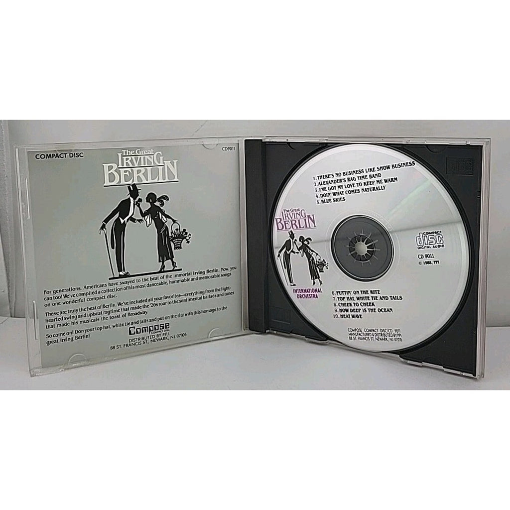 The Great Irving Berlin by Irving Berlin (CD, 1988, Compose Records)