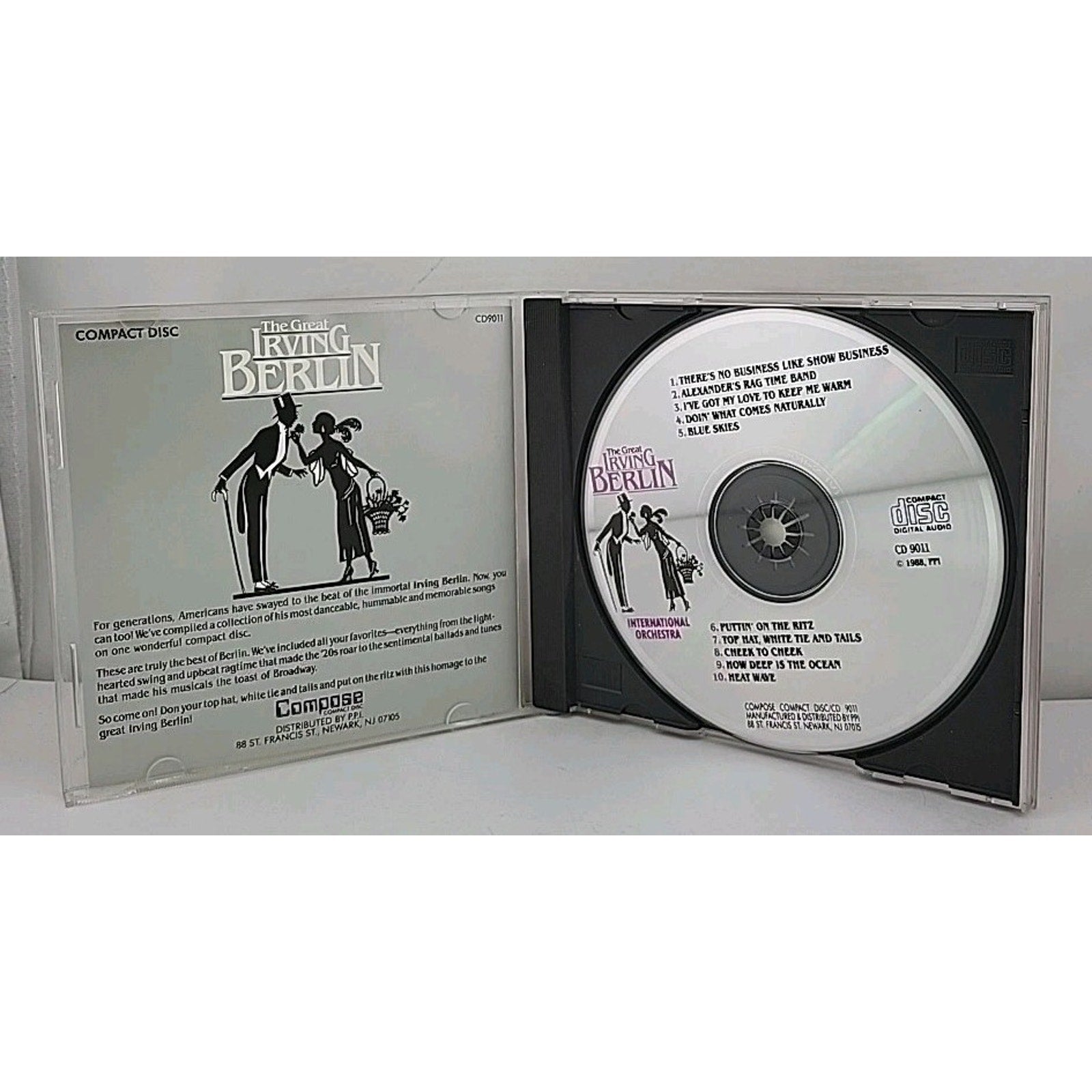 The Great Irving Berlin by Irving Berlin (CD, 1988, Compose Records)