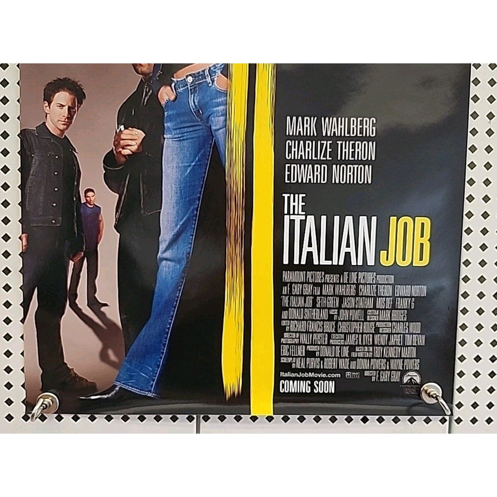 The Italian Job Movie Poster - Mark Wahlberg, Charlize Theron - 13 x 19.5 inches