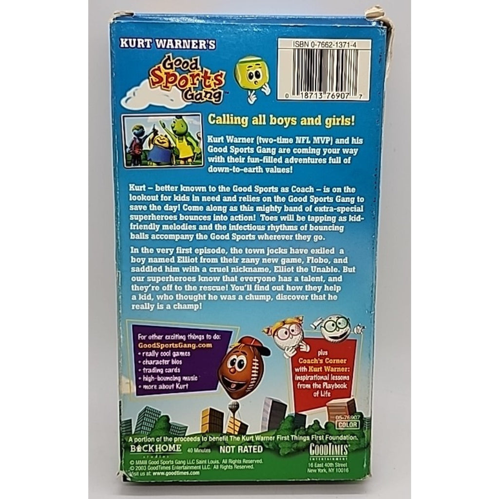 Good Sports Gang - Elliot The Invincible (VHS, 2005)
