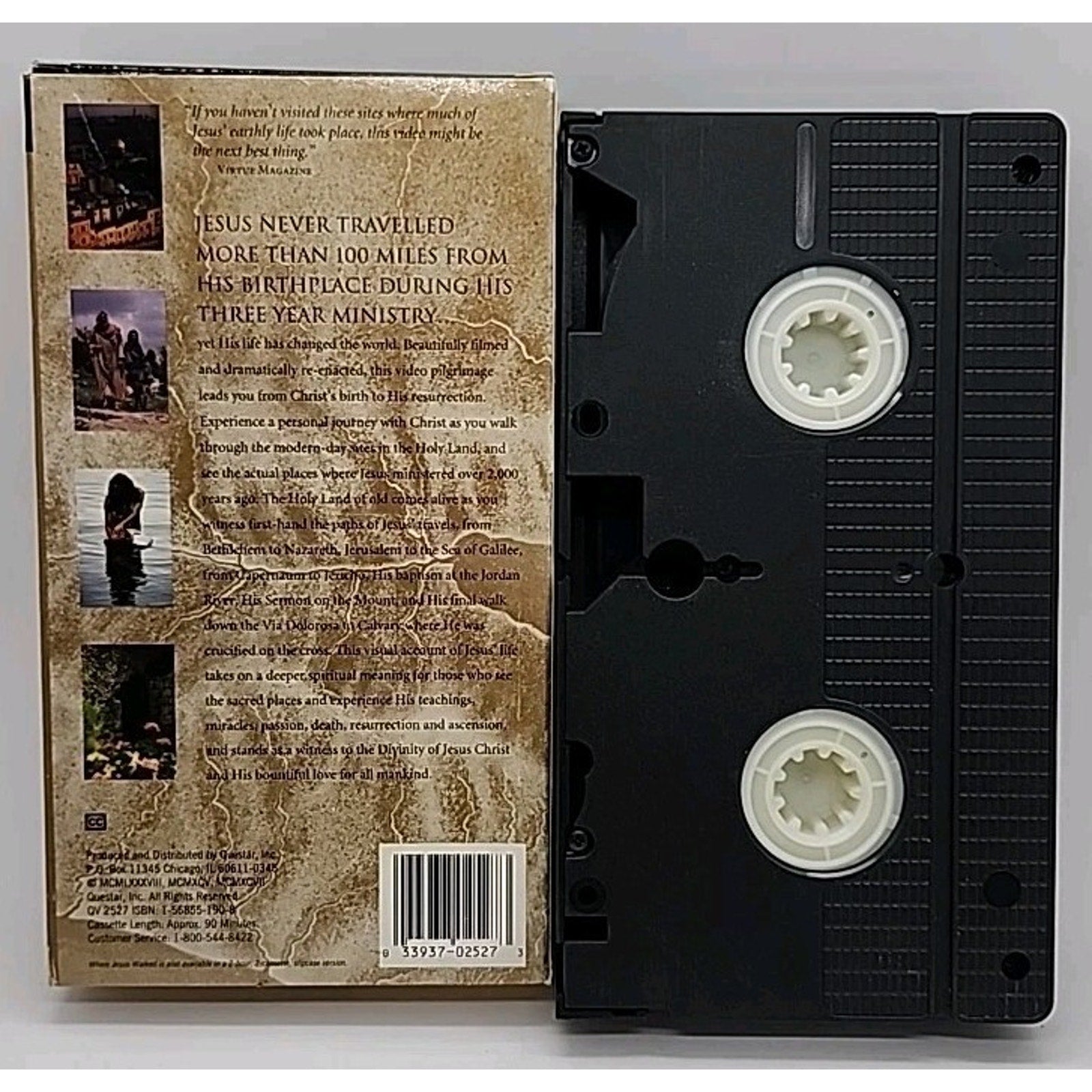 Where Jesus Walked (VHS, 2000)