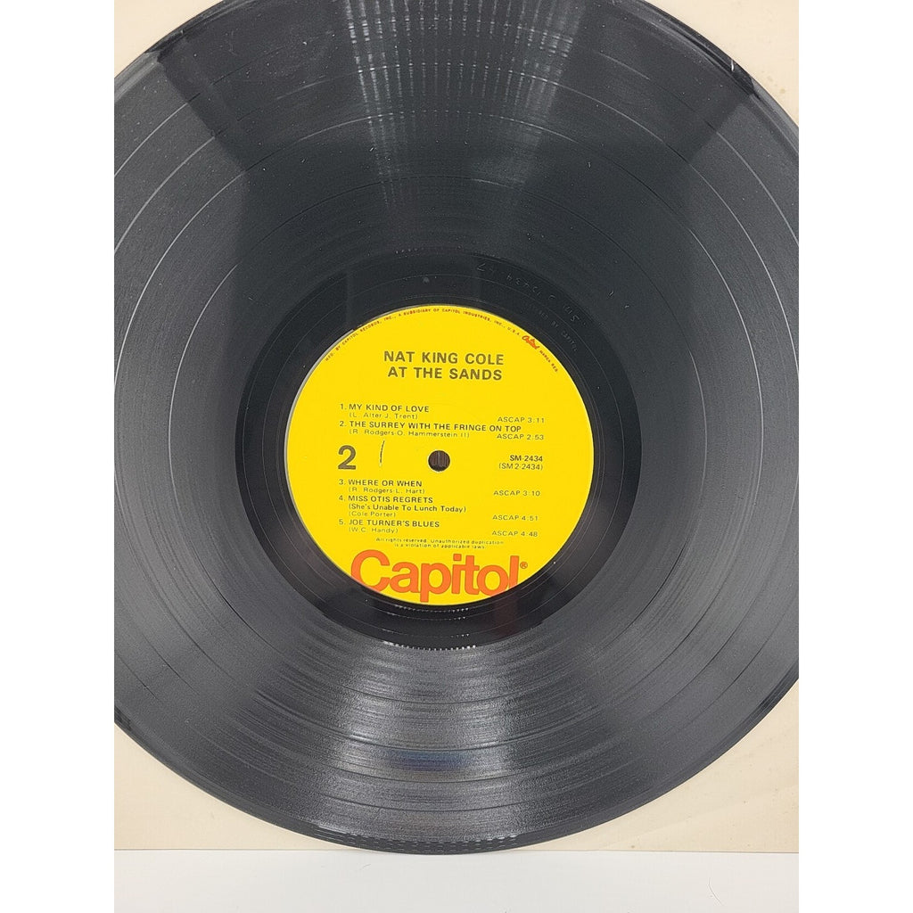 Nat King Cole - At The Sands LP Capitol SM-2434