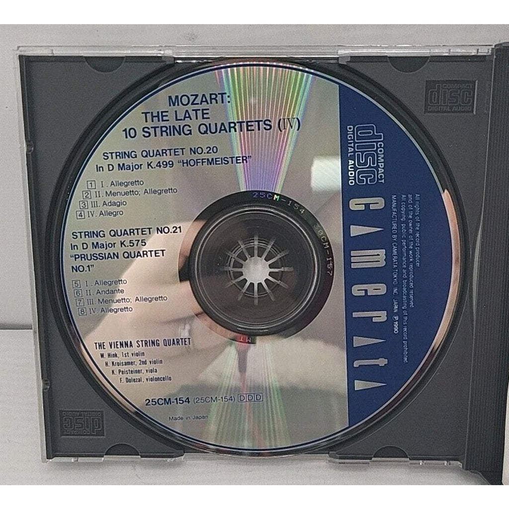 Mozart The Late 10 String Quartets The Vienna String Quartet (CD)