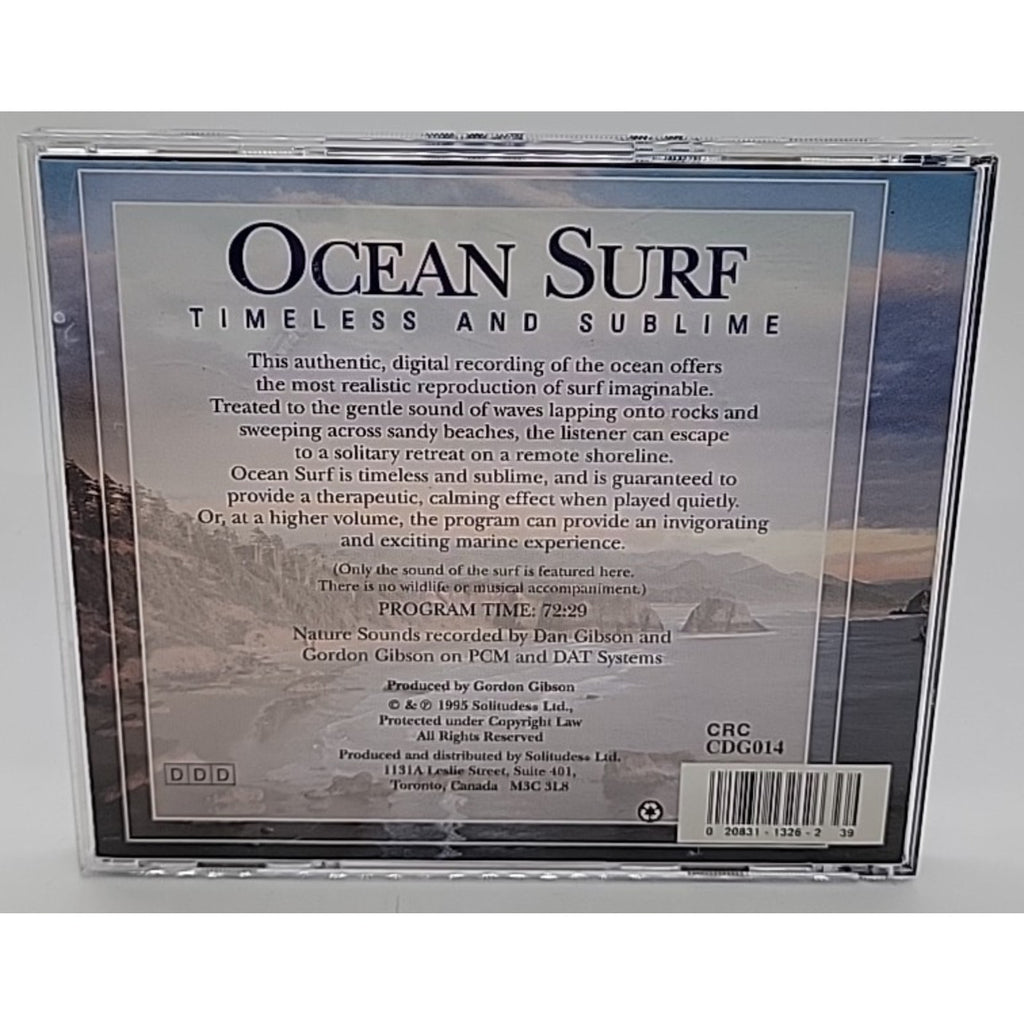 Dan Gibson's Solitudes Ocean Surf Timeless And Sublime CD
