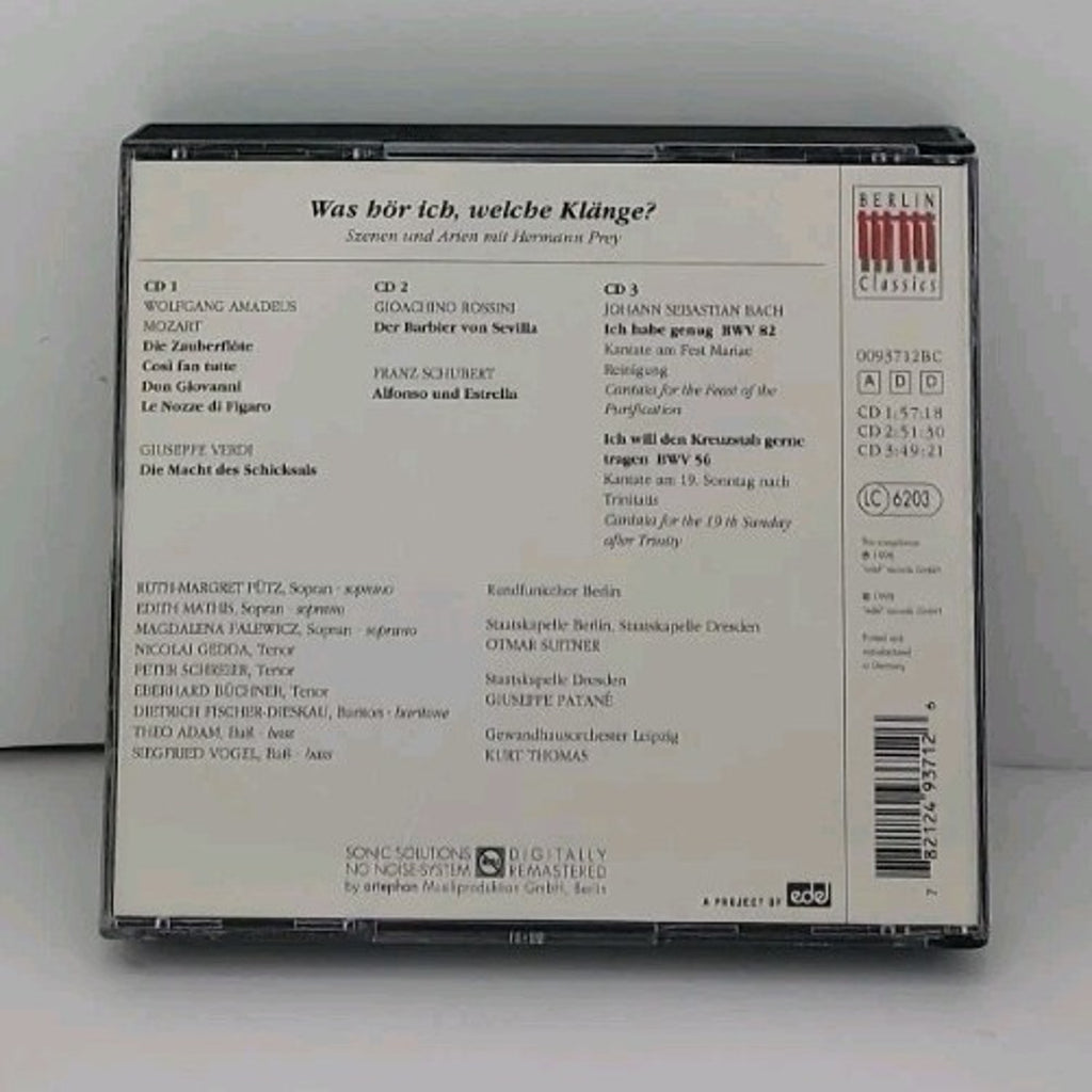 Was hör ich, welche Klänge? - Hermann Prey (3 CDs, 1998, Berlin Classics)