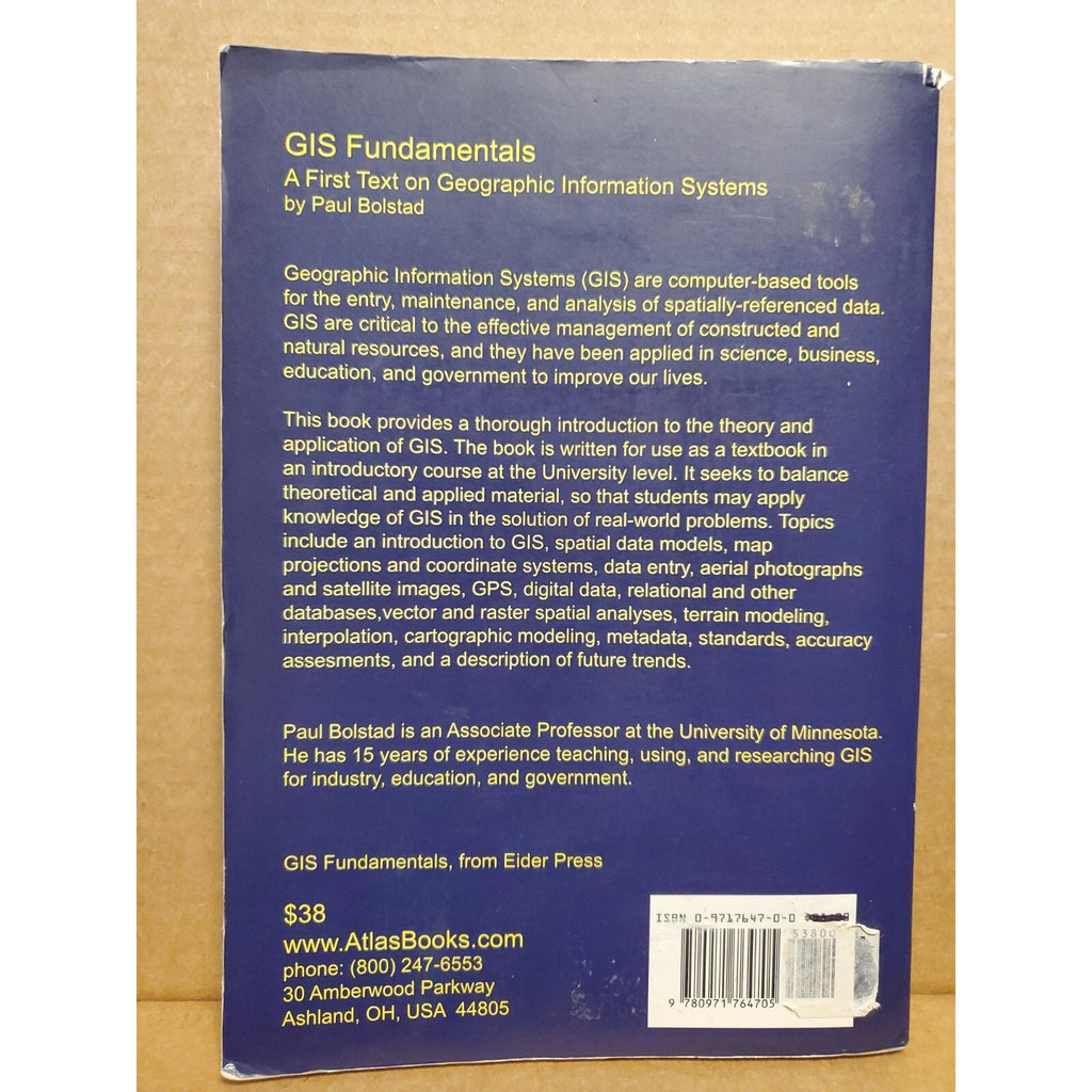 GIS Fundamentals : A First Textbook on Geographic Information Systems by Paul V.