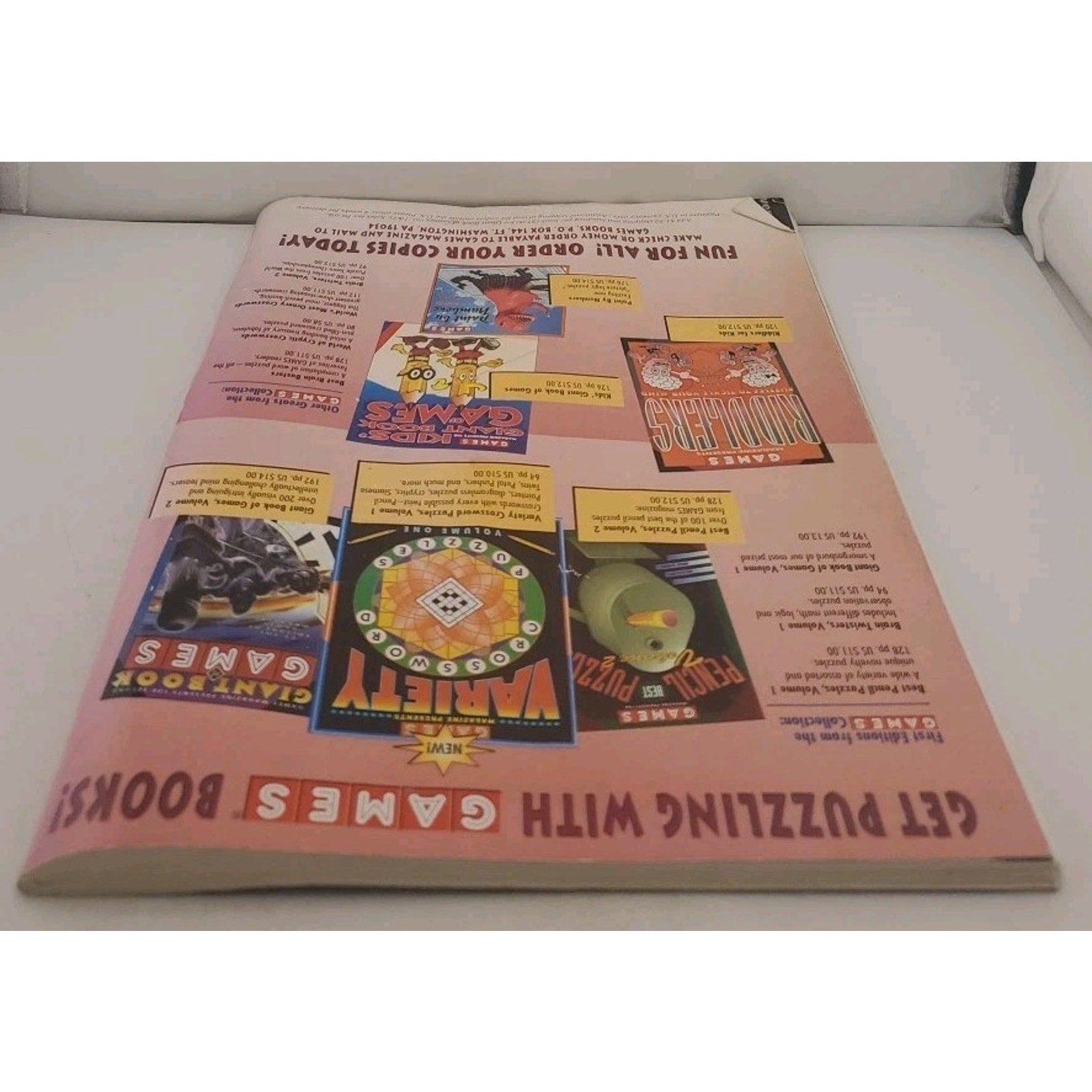 Games Presents Cryptograms Collection Summer 1999 [Paperback] #31