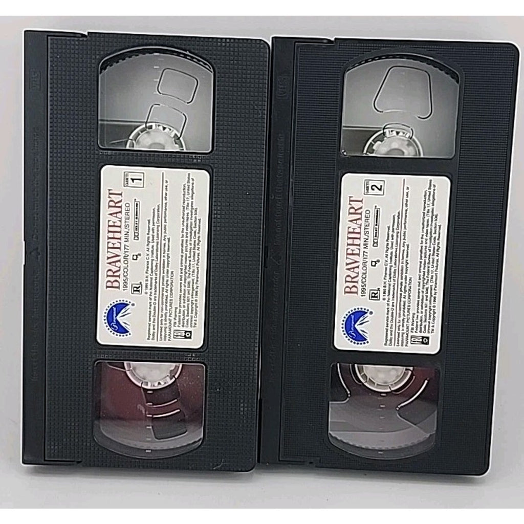 Braveheart (VHS, 1996, 2-Tape Set)