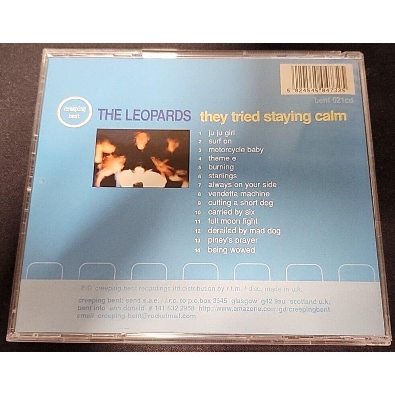 They Tried Staying Calm * by The Leopards (CD, Dec-1999, Cr.Be)