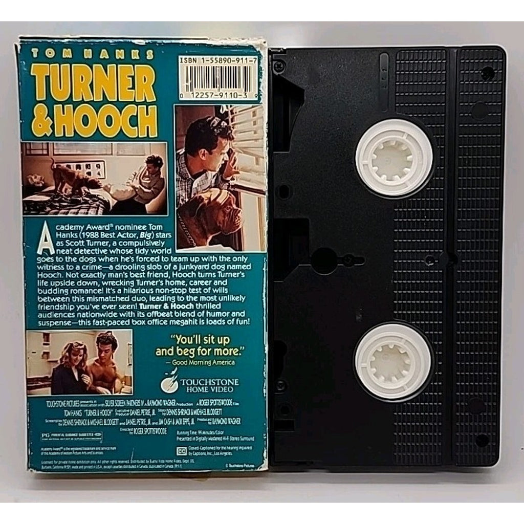 Turner Hooch (VHS, 1996)