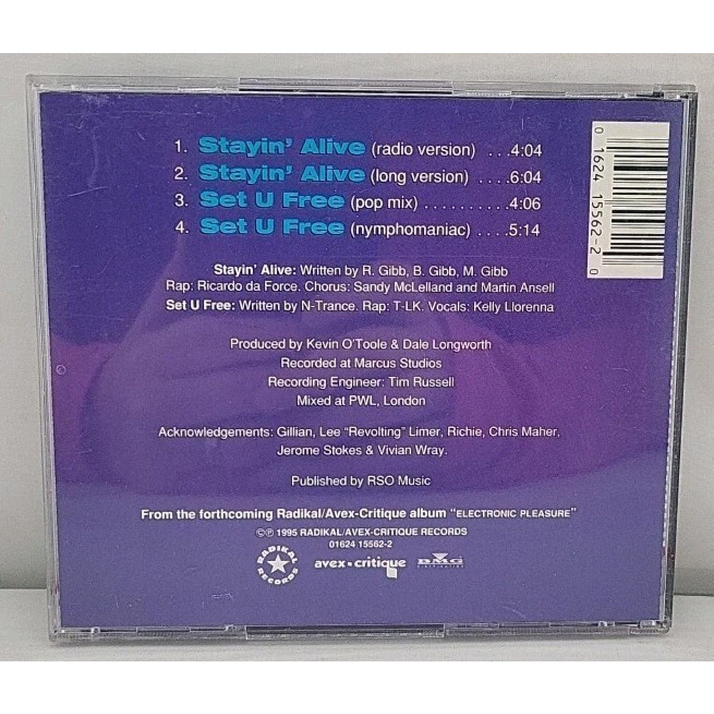 Stayin' Alive [Single] by N-Trance (CD, Dec-1995, Critique Records)