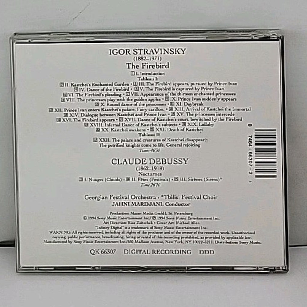 Firebird / Nocturnes by Stravinsky / Debussy (CD, 1994)