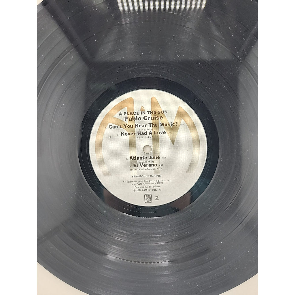 Pablo Cruise Vinyl Record Titled "A Place in the Sun" Released 1977 Rock Band