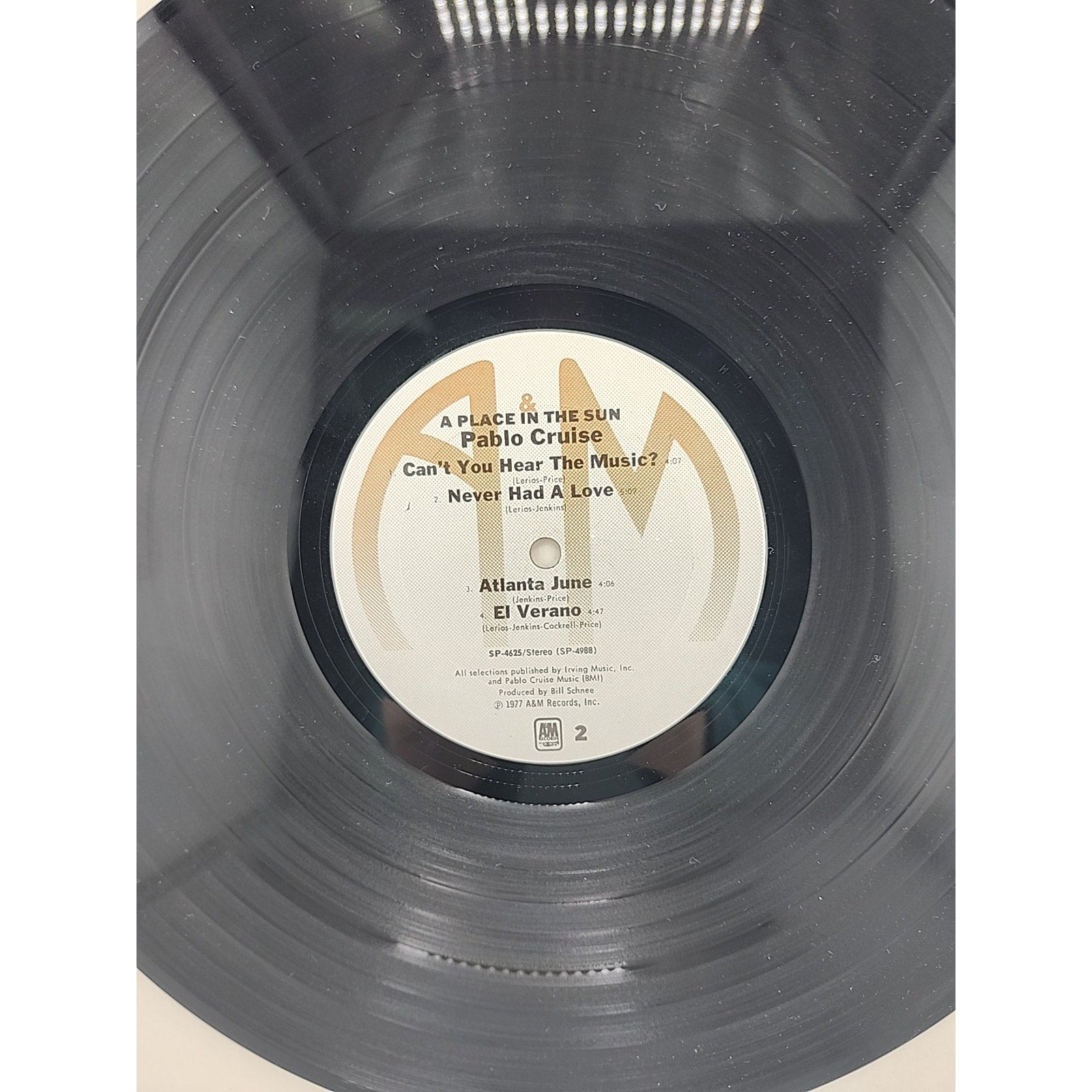 Pablo Cruise Vinyl Record Titled "A Place in the Sun" Released 1977 Rock Band