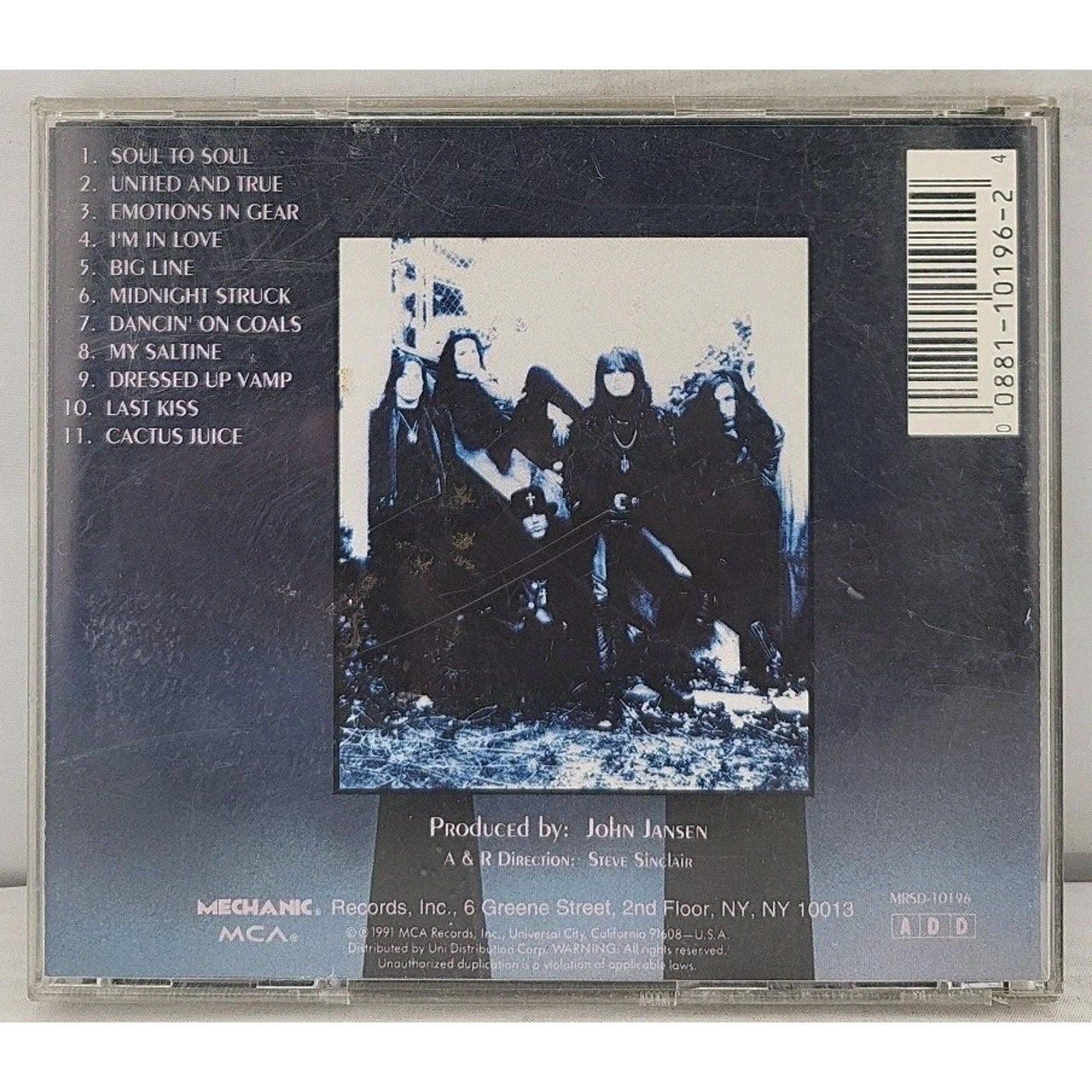 Dancin' on Coals by Bang Tango (CD, May-1991, MCA)