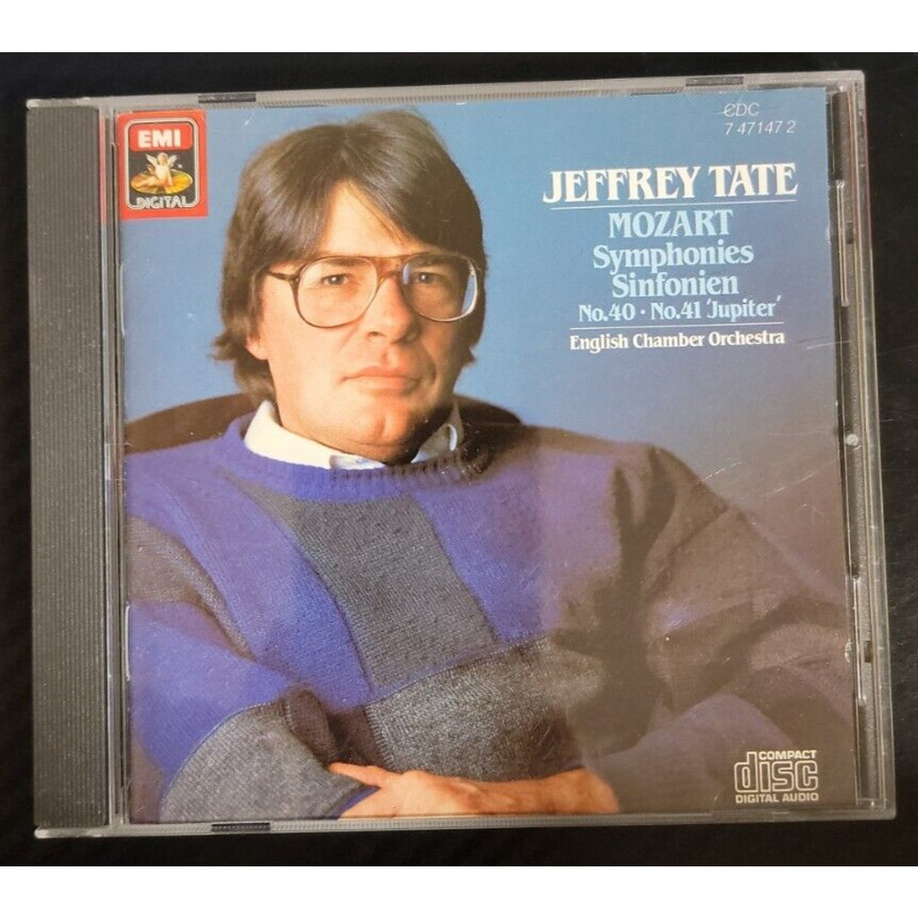 Mozart: Symphony no 40 & 41 / Jeffrey Tate, English Ch Orch (CD, EMI Angel)