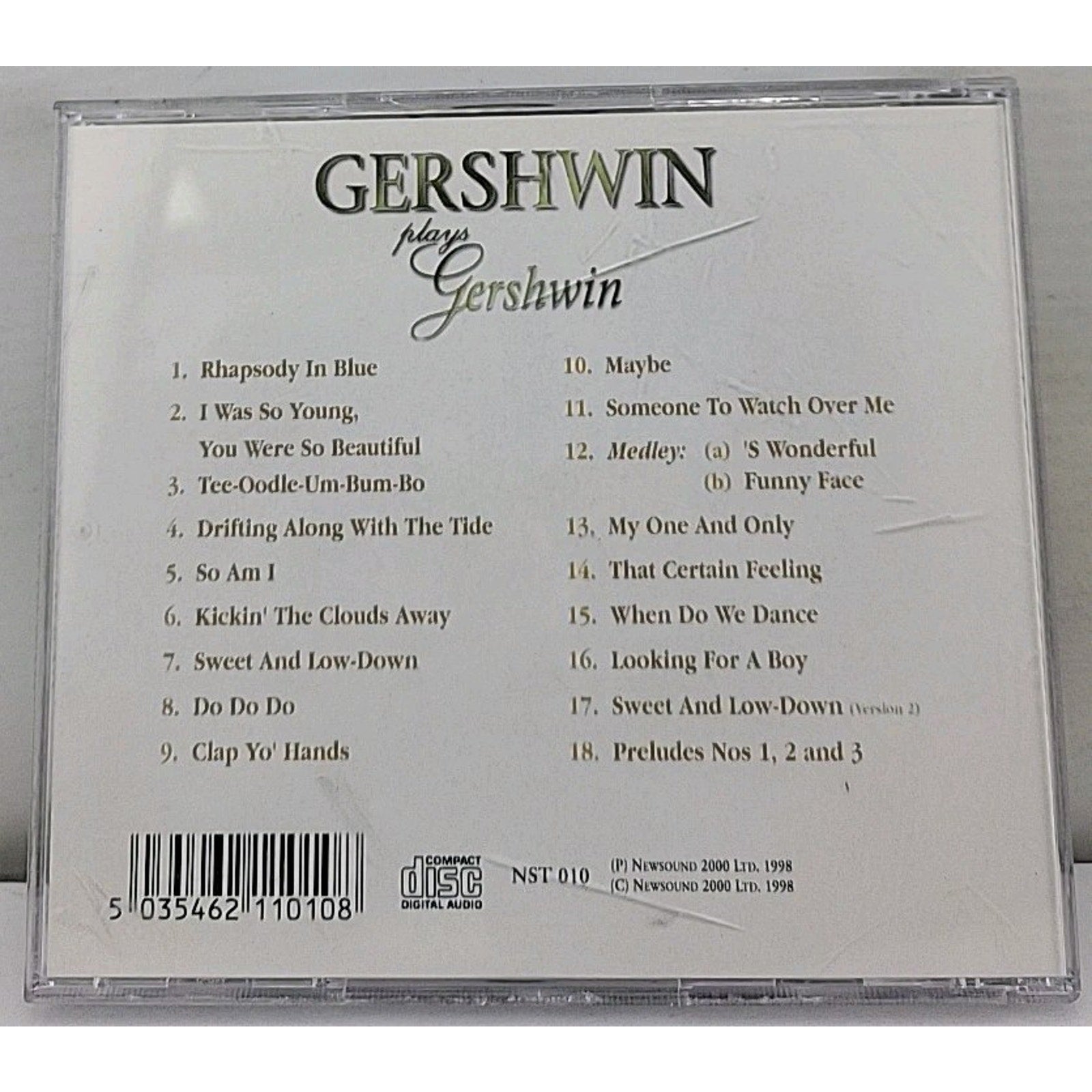 Gershwin Plays Gershwin (CD)