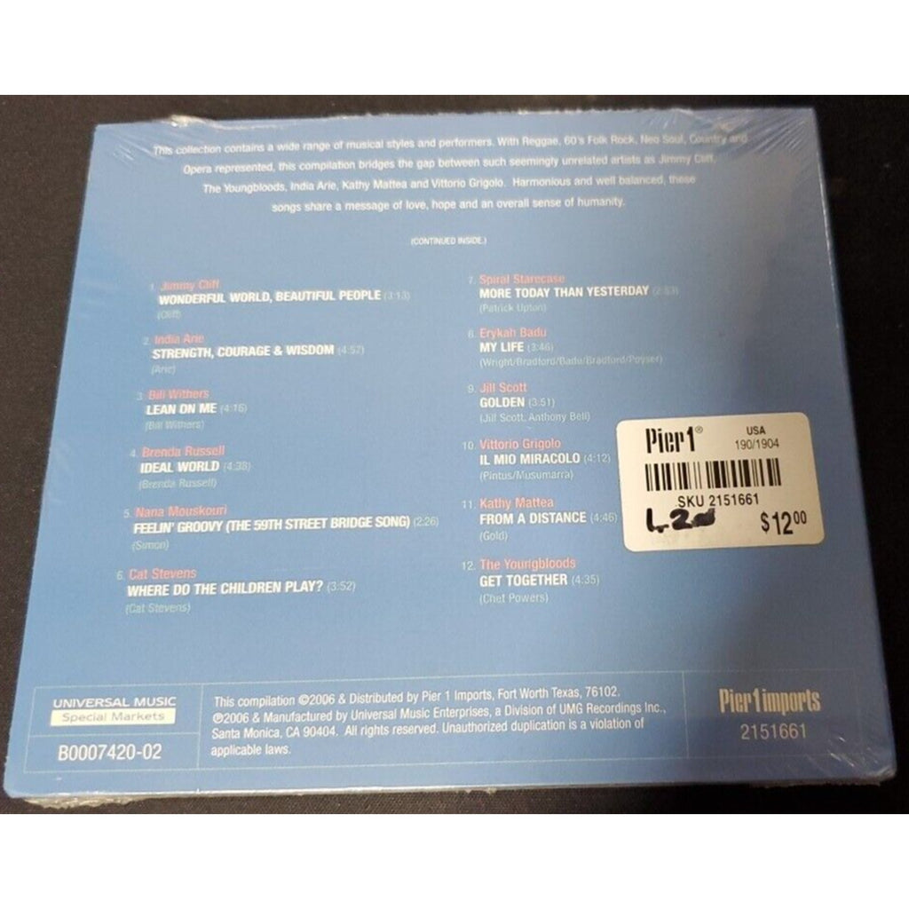 Peace & Harmony (CD) *Brand New*