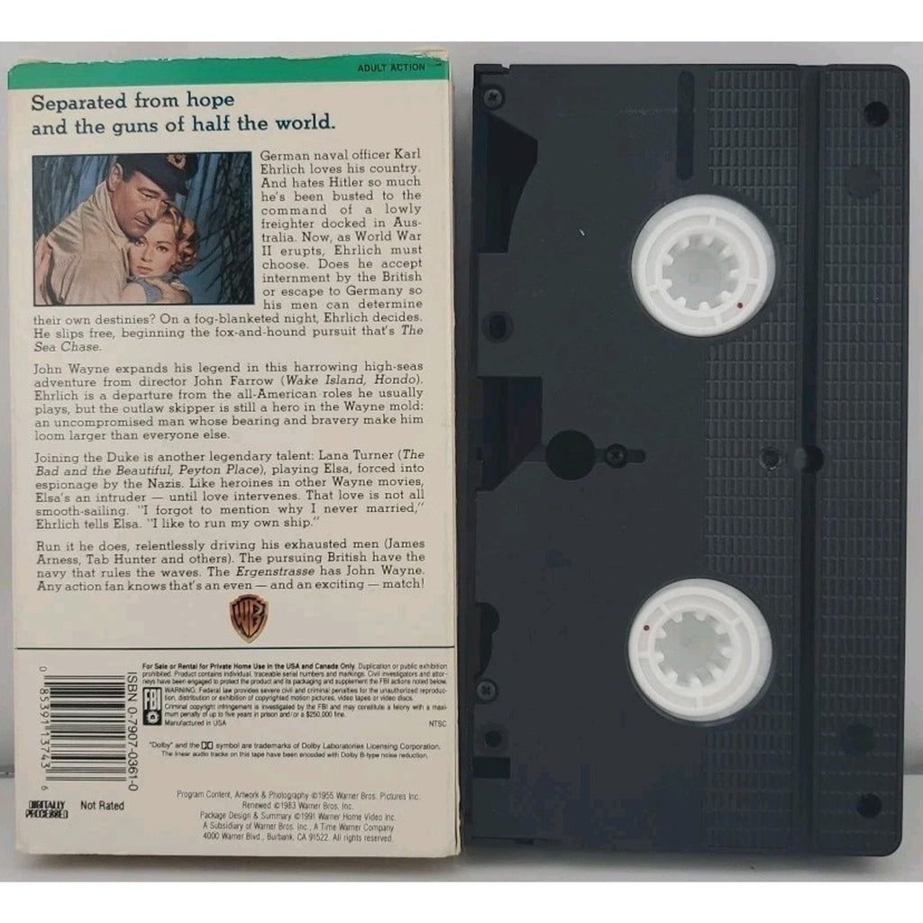 The Sea Chase (VHS, 1990)