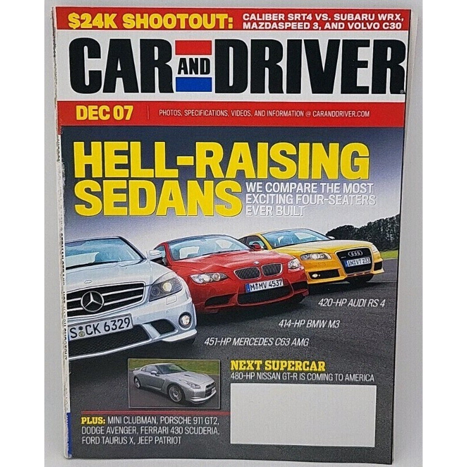 Car And Driver Magazine - December 2007 - Vol. 53 No. 6