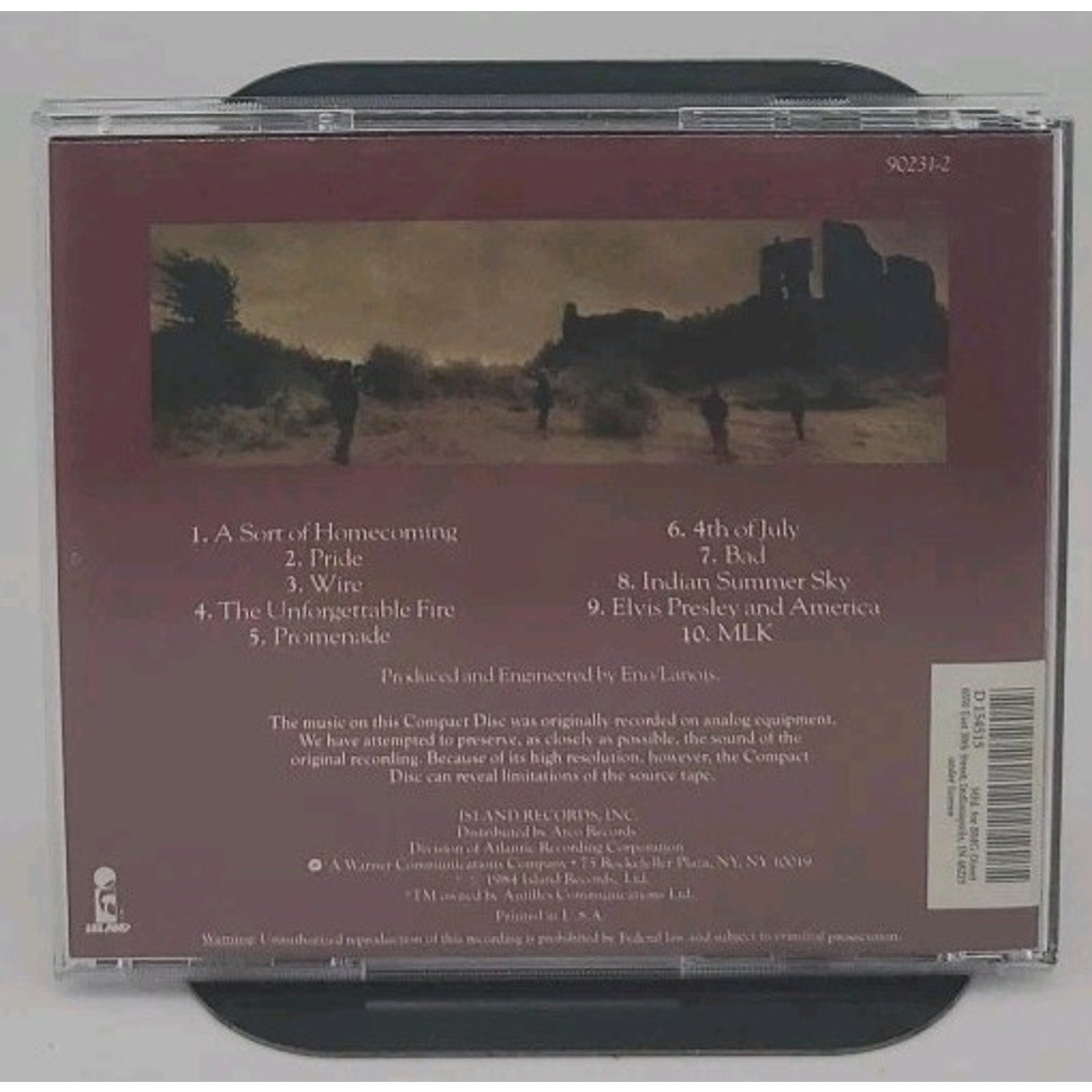 The Unforgettable Fire by U2 (CD, 2009)