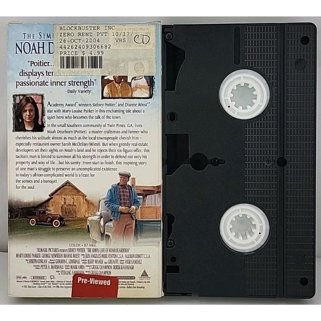 Simple Life of Noah Dearborn (VHS, 1999)